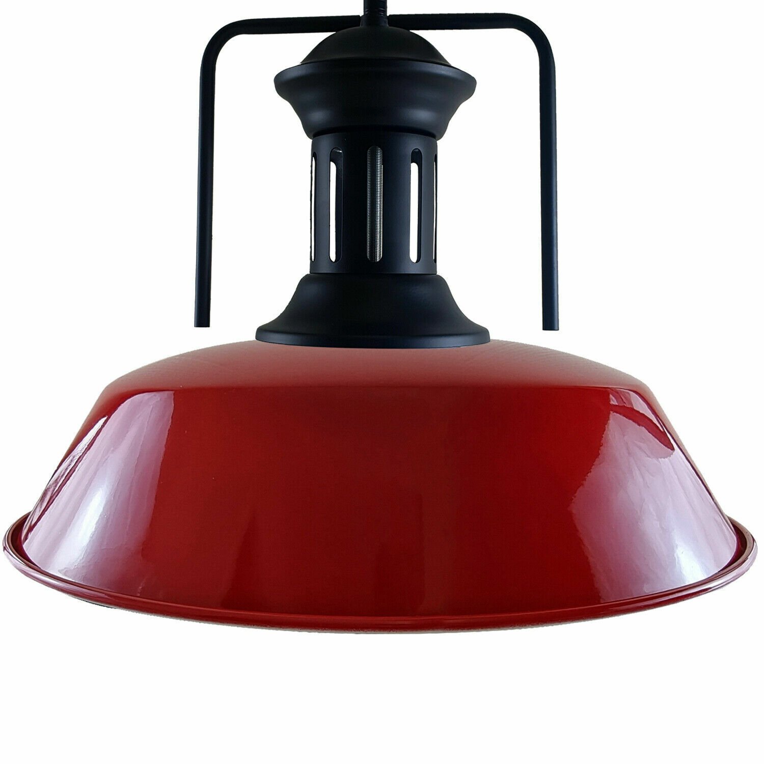 Moderne industrielle Retro Vintage Deckenanhänger Leuchte Lampenschirm Kronleuchter Lampe - Bild 24 von 42