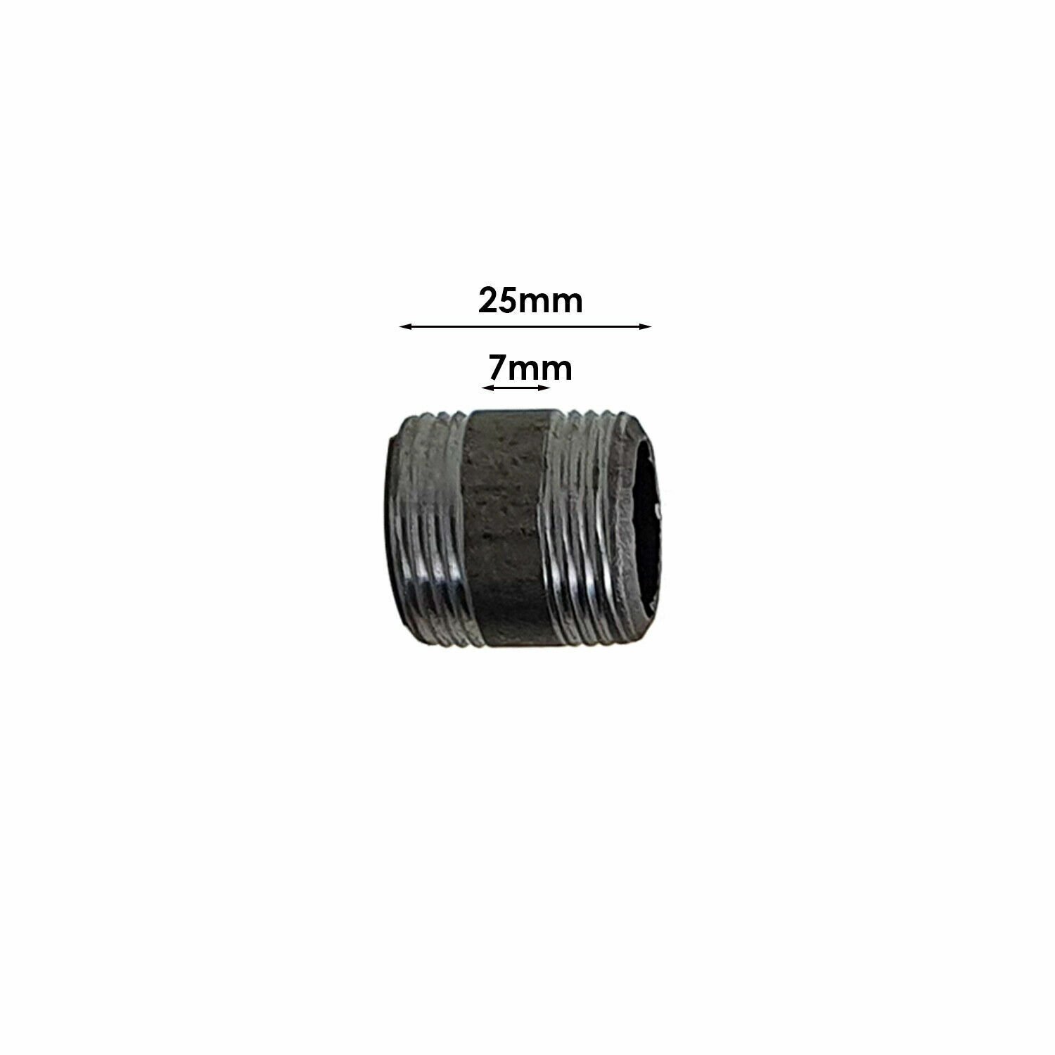 Tubería de acero mediana no pintada de 3/4" accesorios industriales roscados de 2,5 cm a 20 cm - Imagen 9 de 20
