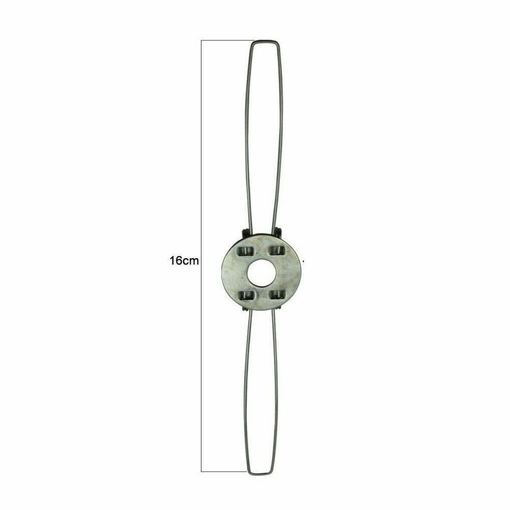 Pieza de montaje del retenedor con clip de resorte para pantalla de lámpara de vidrio 6 cm-16 cm 2/3 brazos clips Reino Unido - Imagen 15 de 15
