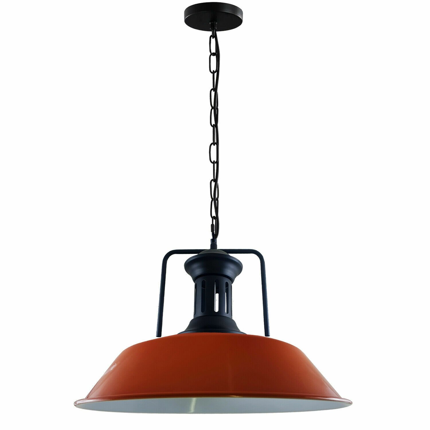 Moderne industrielle Retro Vintage Deckenanhänger Leuchte Lampenschirm Kronleuchter Lampe - Bild 27 von 42