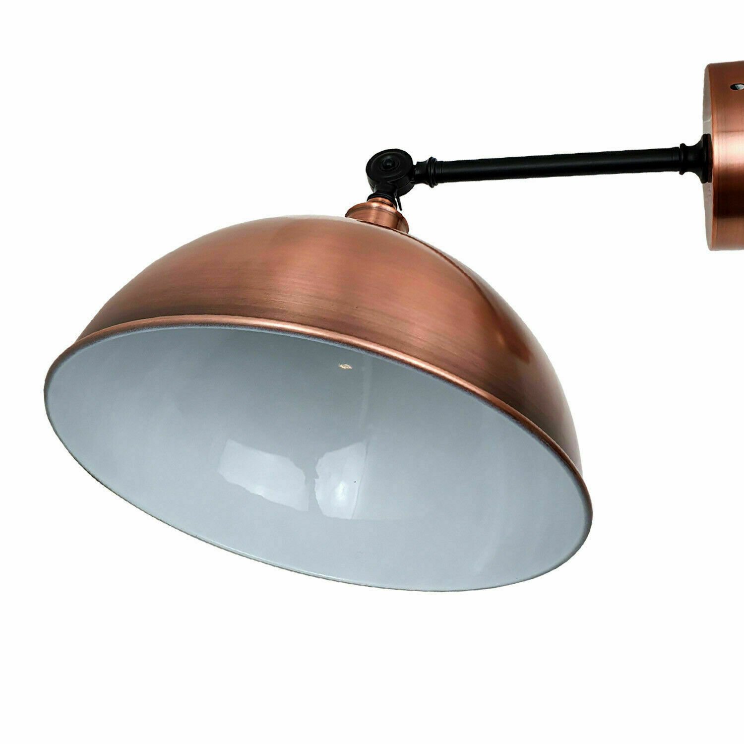 Lámparas de pared antiguas de metal con bombilla vintage de latón estilo industrial con tonos brillantes - Imagen 7 de 14