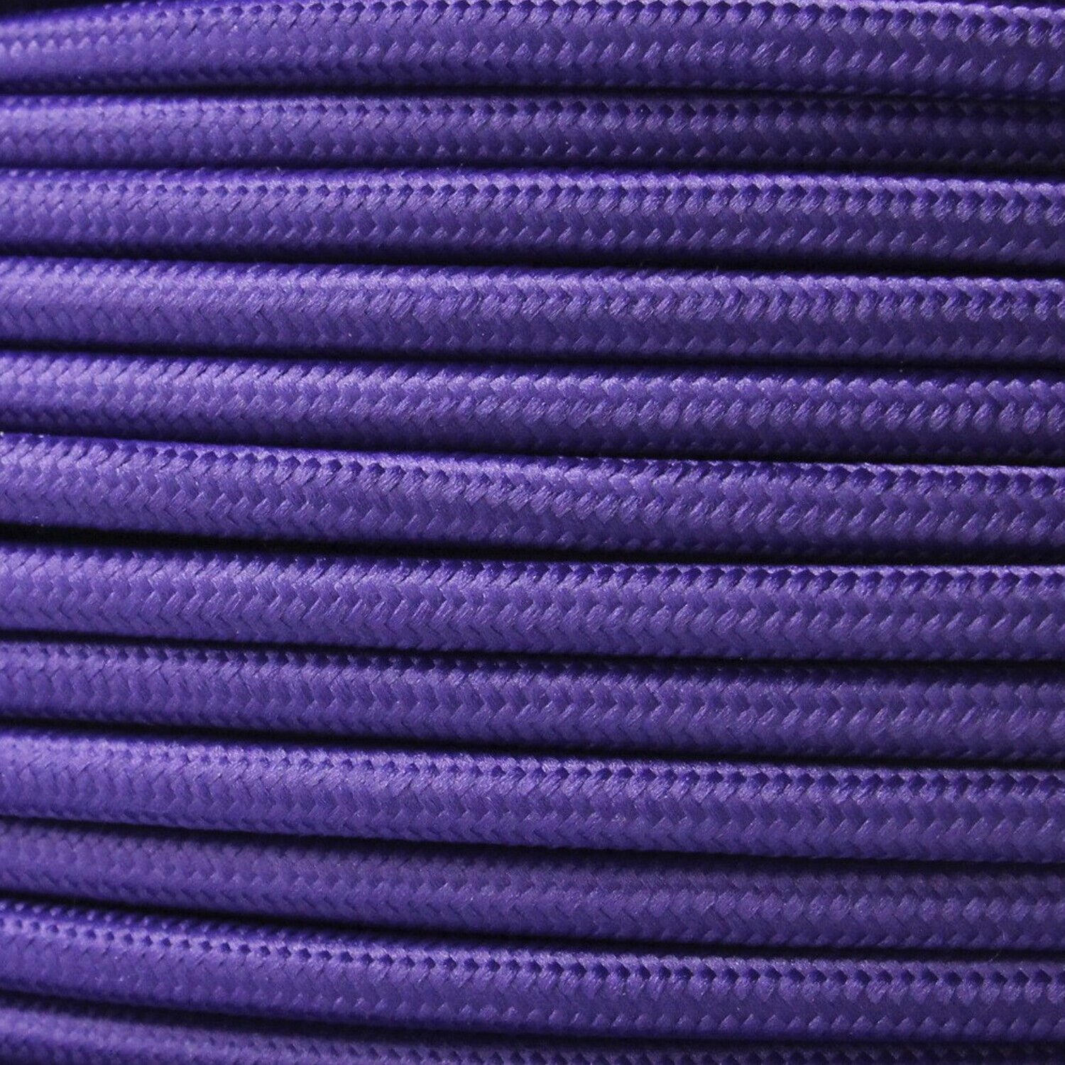 Runde 3 Kerne 3 AMP geflochtenes Stoffkabel Beleuchtungslampe Flex Vintage Stoffkabel - Bild 14 von 32