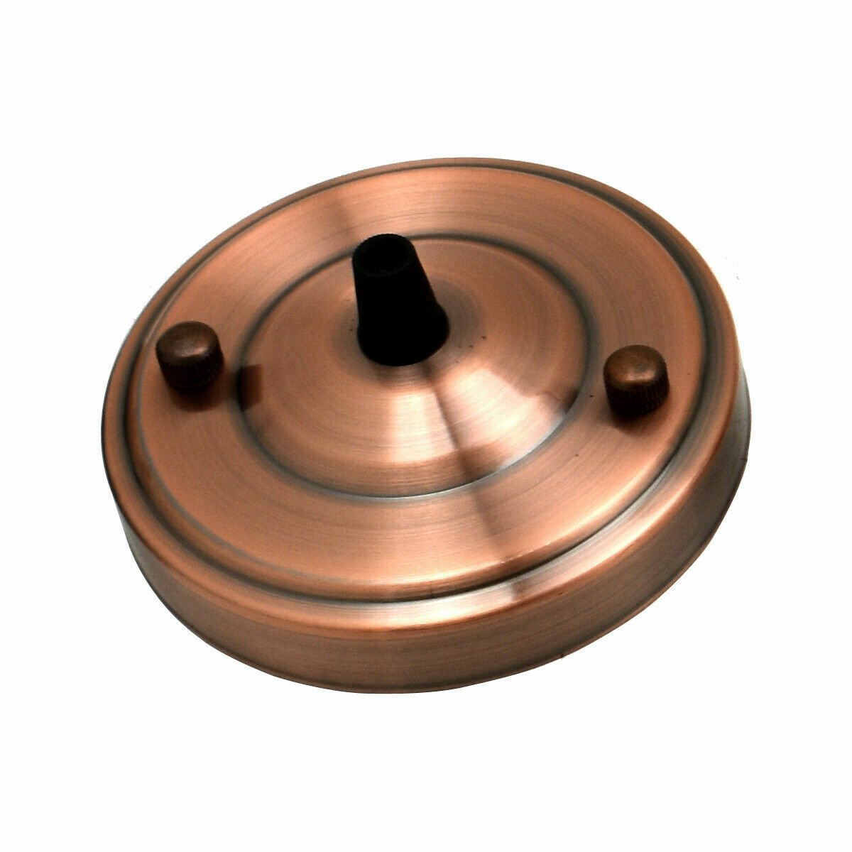 Deckenrosette Platte Pendelleuchte Einbau Kronleuchter 108 mm Durchmesser - Bild 10 von 19