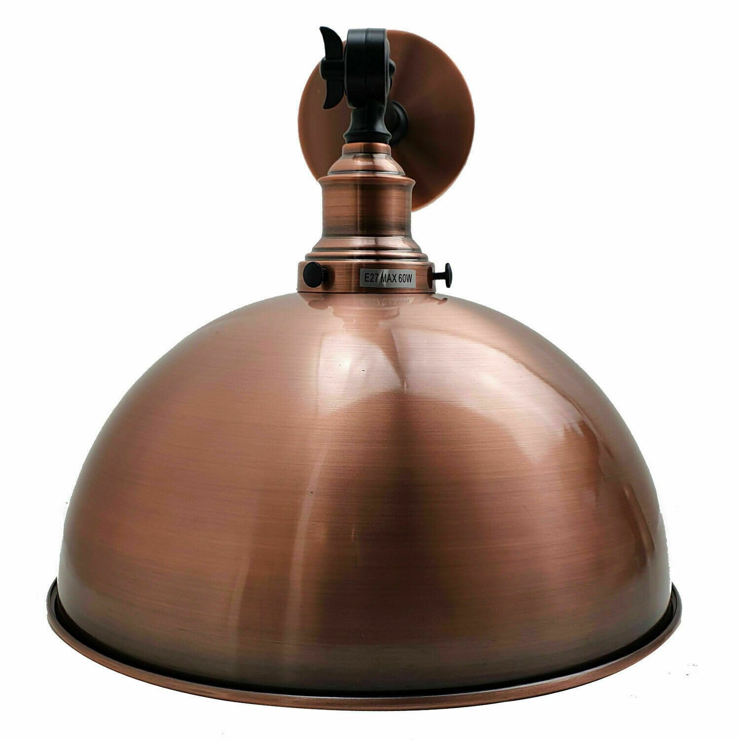 Lámparas de pared antiguas de metal con bombilla vintage de latón estilo industrial con tonos brillantes - Imagen 8 de 14