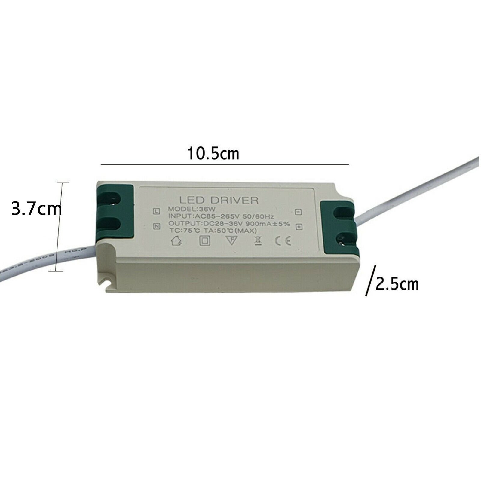 LED Treiber Netzteil Transformator AC110V-265V 36-48W Zum Selbermachen LED Panel Licht 900mA - Bild 7 von 15