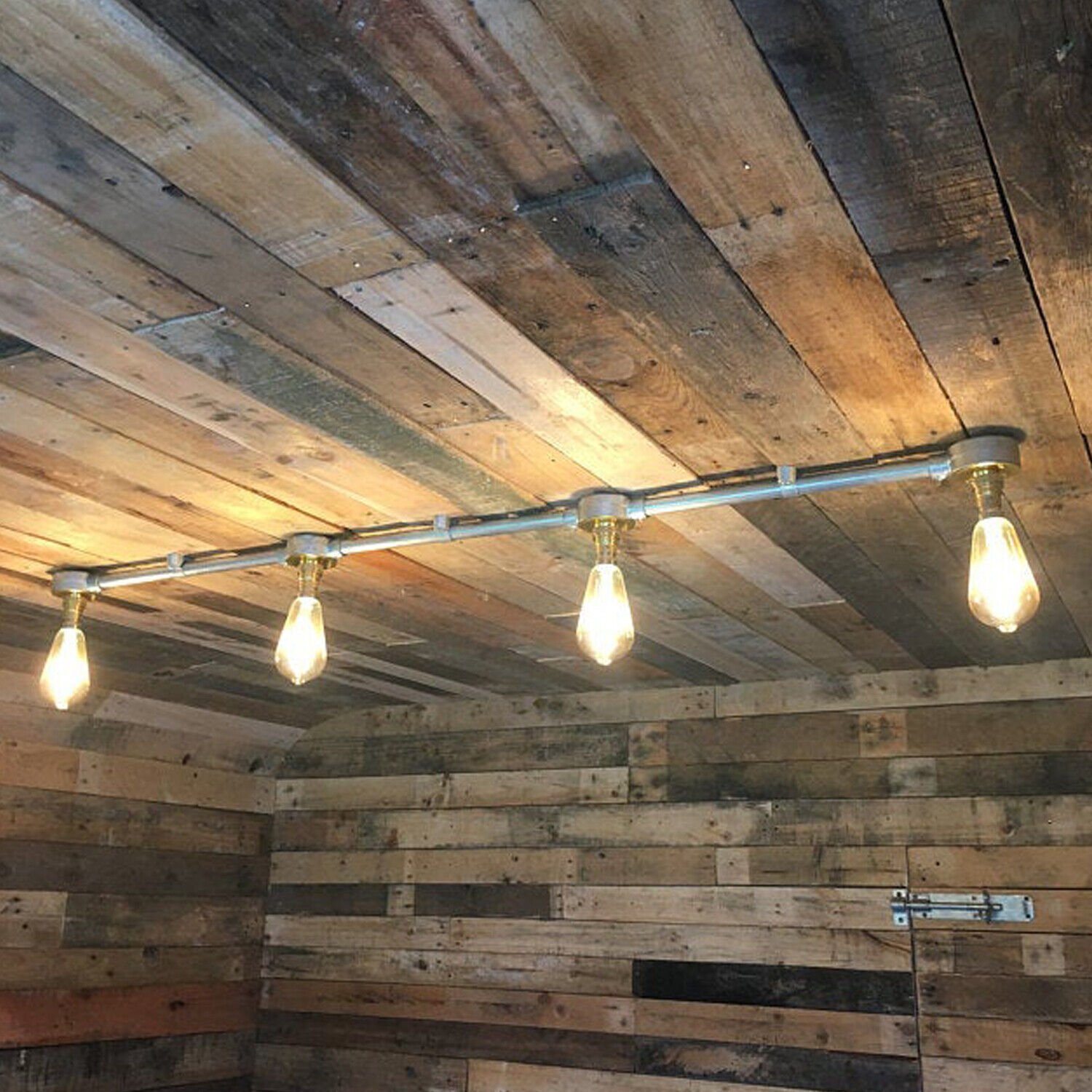 Industrial Vintage Style Wall or Ceiling Light 1 /2 /3 /4 B22 Bar Conduits Light - Picture 31 of 33