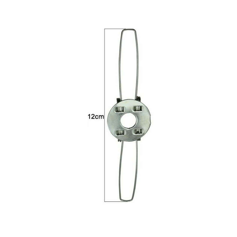 Pieza de montaje del retenedor con clip de resorte para pantalla de lámpara de vidrio 6 cm-16 cm 2/3 brazos clips Reino Unido - Imagen 14 de 15