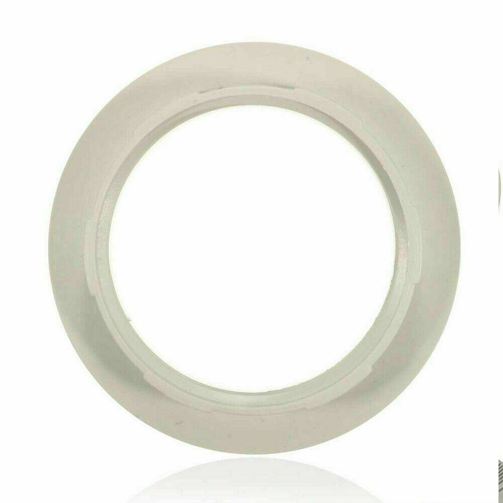 2 x Pantalla de plástico negro/blanco collar anillo hilo lámpara pantalla de luz E27/E14 - Imagen 11 de 15