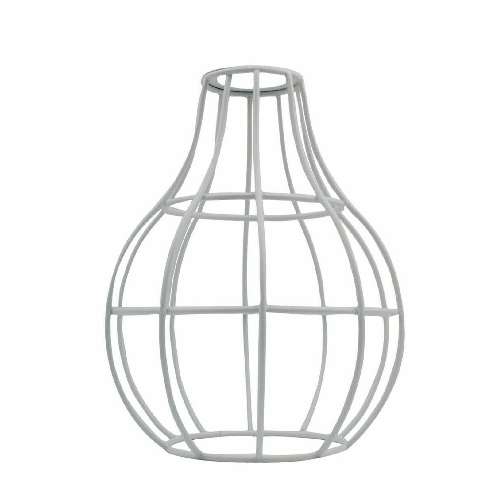Lámpara colgante de metal techo industrial geométrico alambre jaula pantalla decoración - Imagen 17 de 24