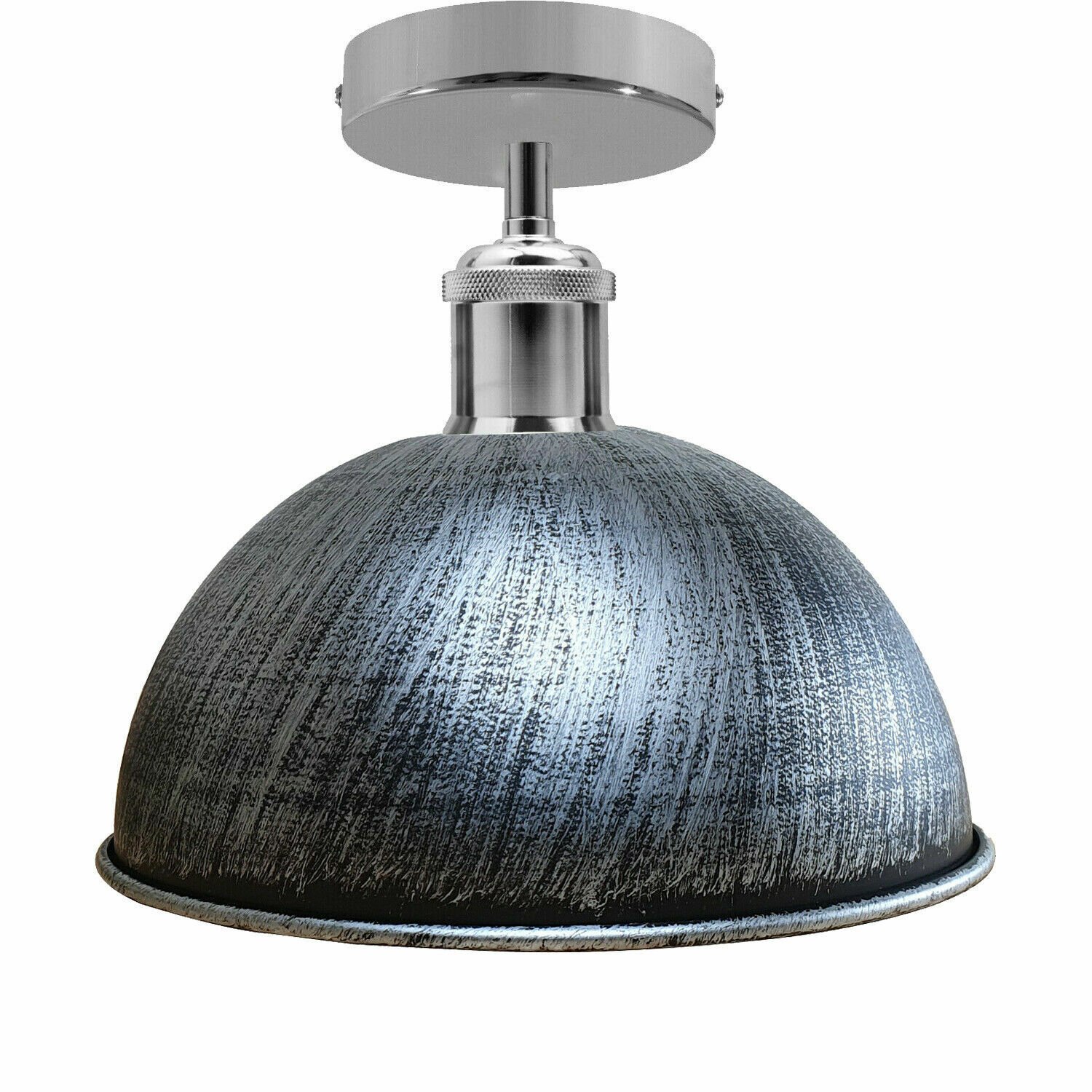 Moderne Vintage Industrial Unterputz Metall Deckenleuchte Pendelleuchte Schirm - Bild 9 von 13