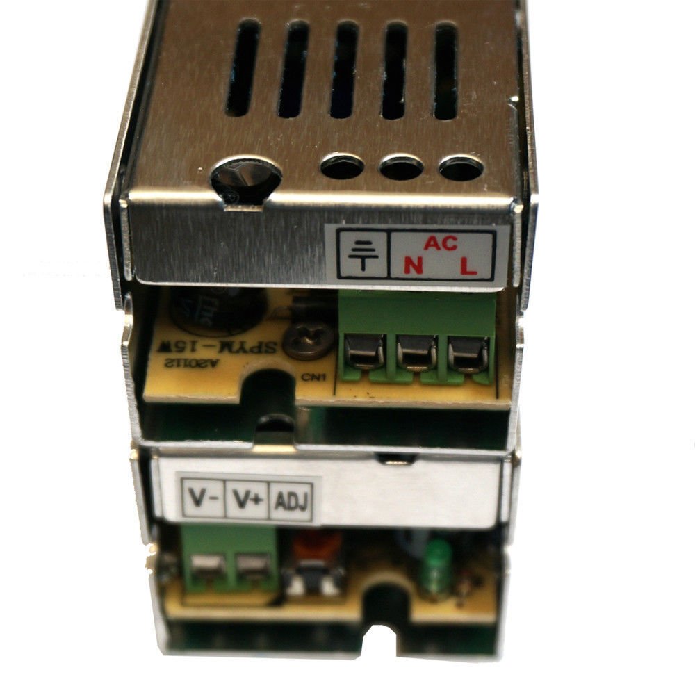 2 x DC 5V Driver AC 230V Fuente de alimentación 10W/20W Transformador para tira de luz LED Reino Unido - Imagen 4 de 6