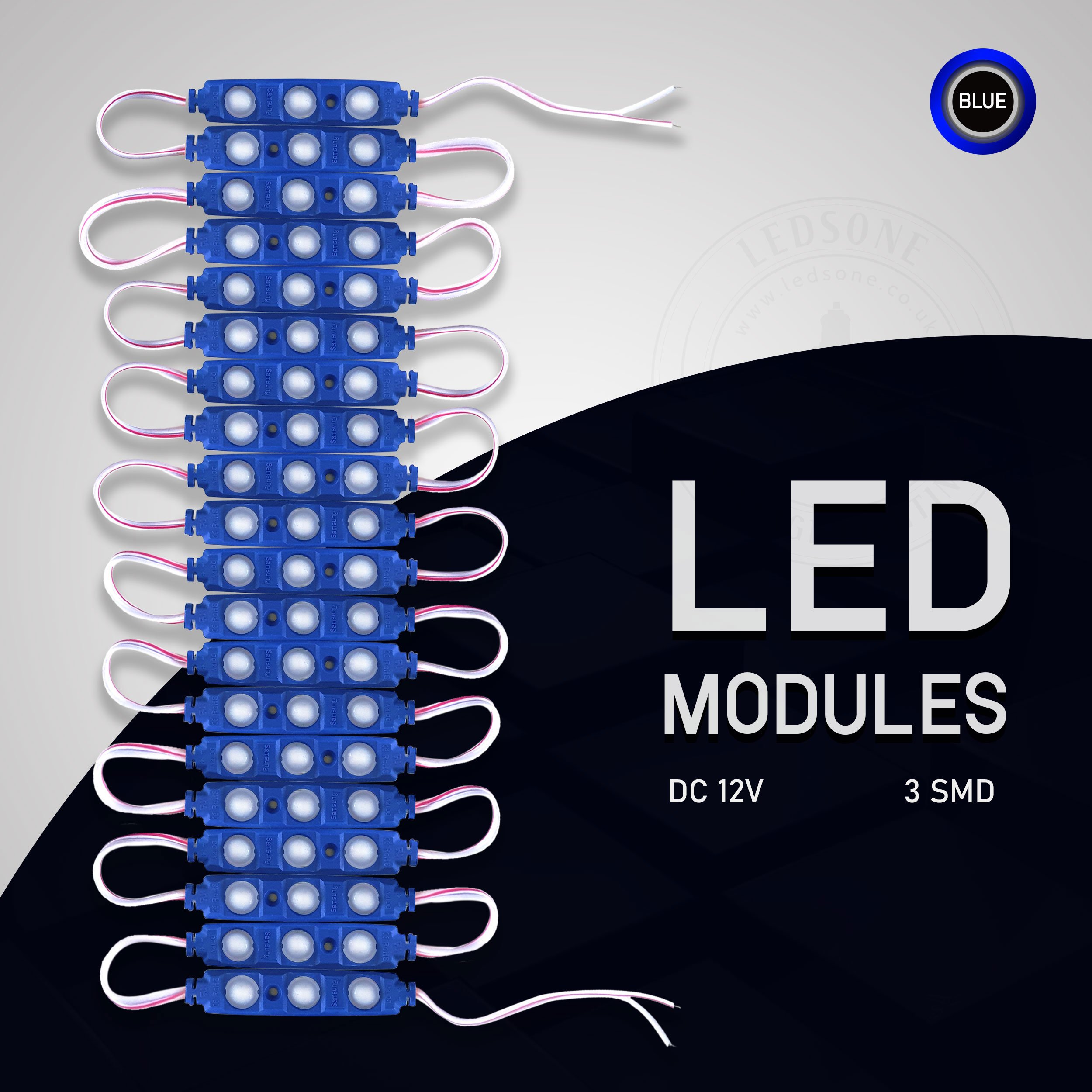 Luci modulo LED SMD 12 V IP65 strisce LED impermeabili per negozio commerciale confezione da 20 - Foto 37 di 44