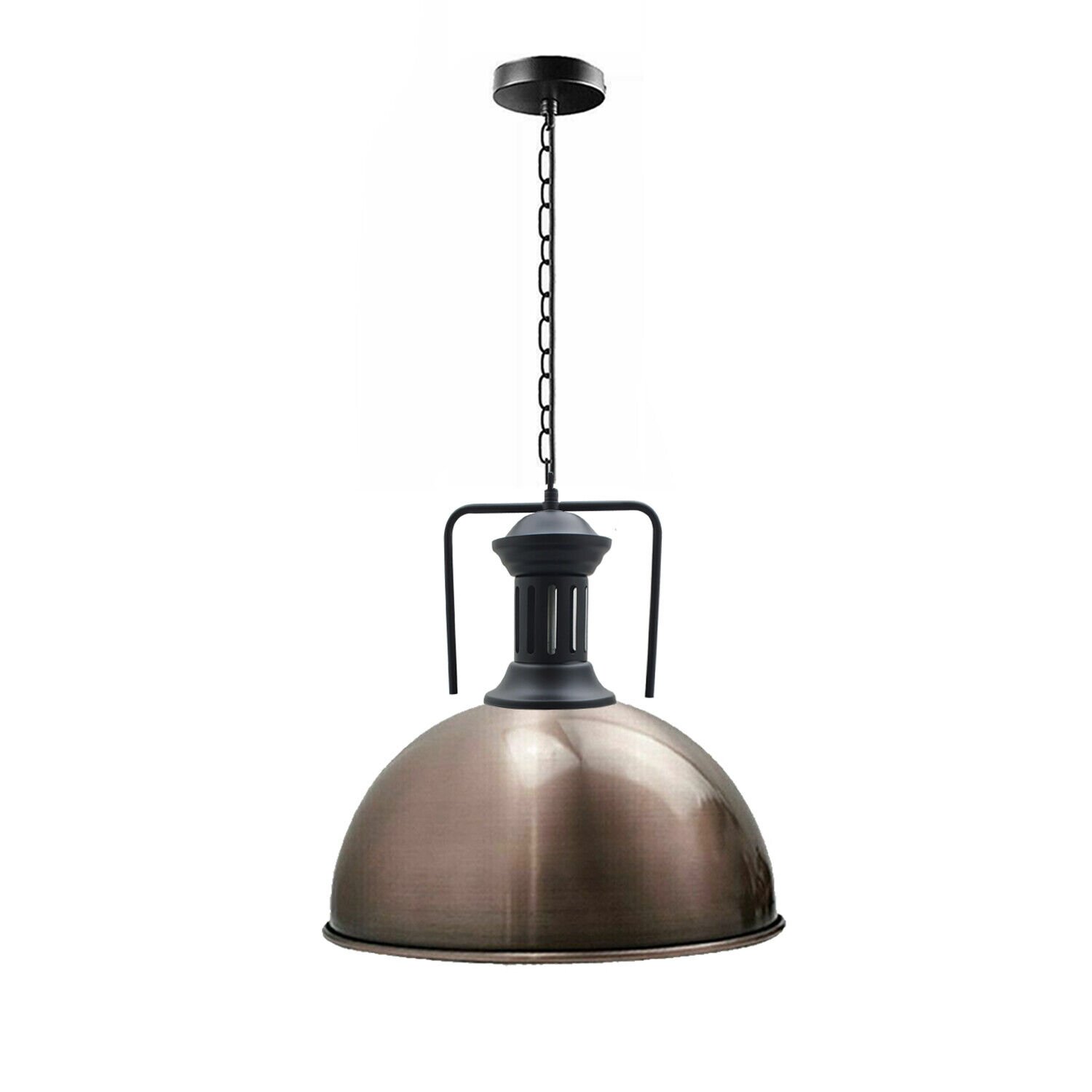 Vintage Industrial Ceiling Pendant Light Retro Loft Style Metal Hanging Lamps - Picture 7 of 8
