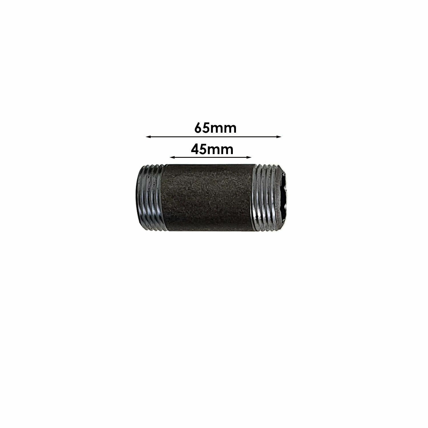 Tubería de acero mediana no pintada de 3/4" accesorios industriales roscados de 2,5 cm a 20 cm - Imagen 13 de 20