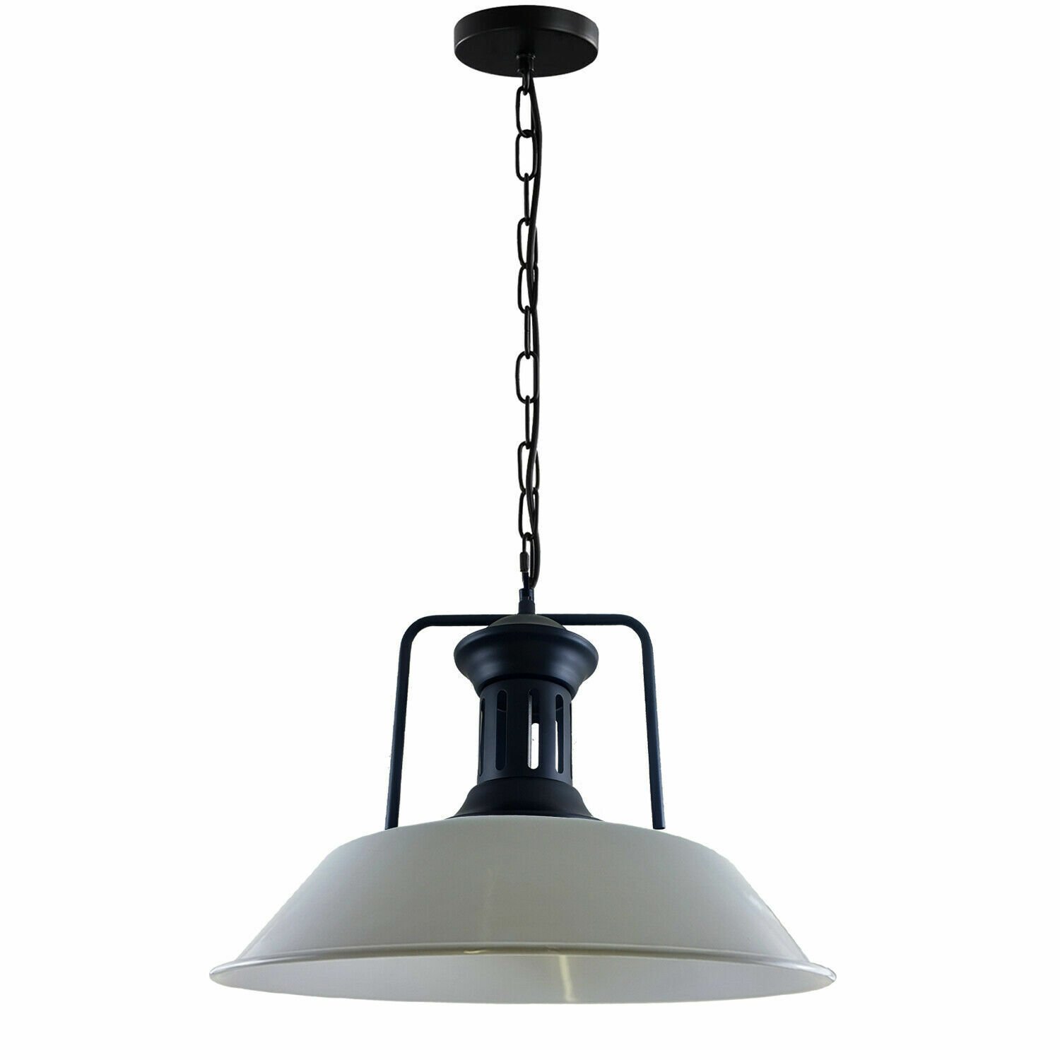 Moderne industrielle Retro Vintage Deckenanhänger Leuchte Lampenschirm Kronleuchter Lampe - Bild 21 von 42