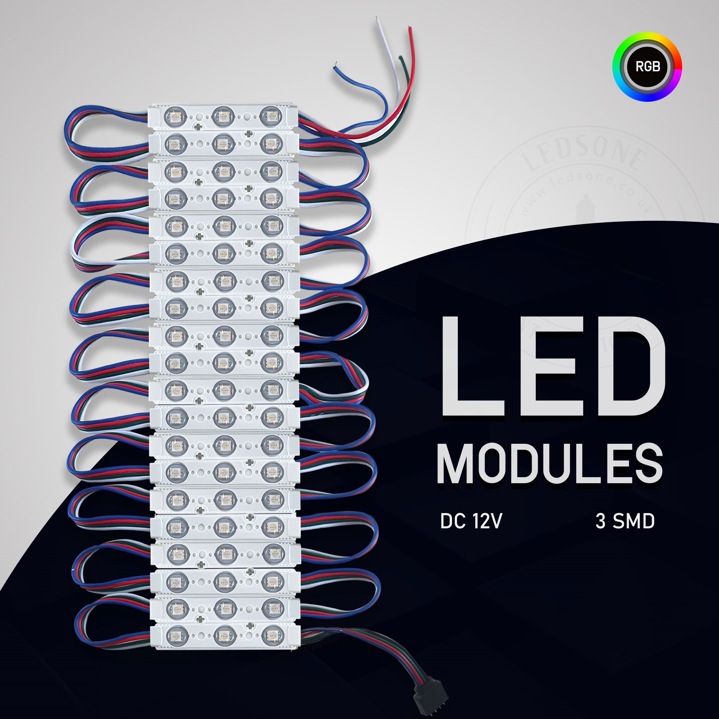 Luci modulo LED SMD 12 V IP65 strisce LED impermeabili per negozio commerciale confezione da 20 - Foto 22 di 44