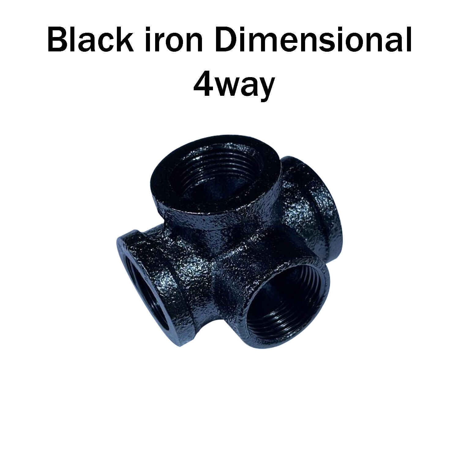 3/4" Galvanized Malleable Iron Fittings Axial BSP Black Painted Pipe Fitting - Picture 27 of 57