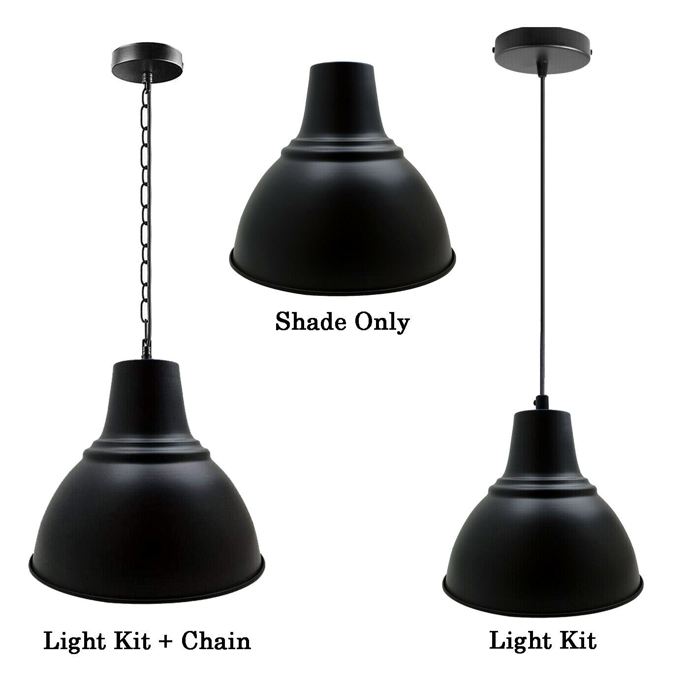 Industrial Retro Pendant Lamp Suspended Light Fixtures Hanging Pendant Lights UK