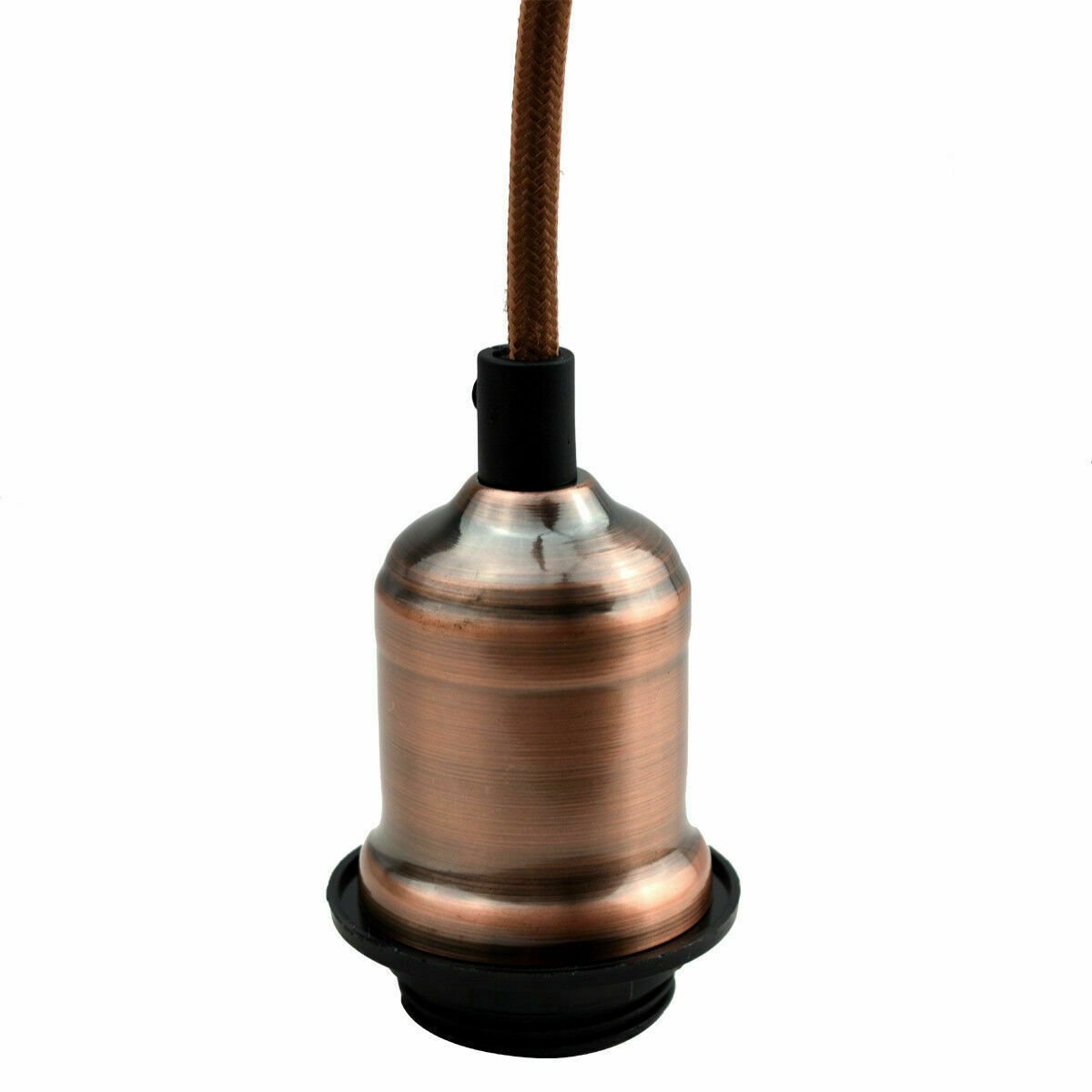E27 Screw Light Bulb Holder Pendant Lighting Vintage Lamp Socket Fully Earthed - Picture 13 of 15