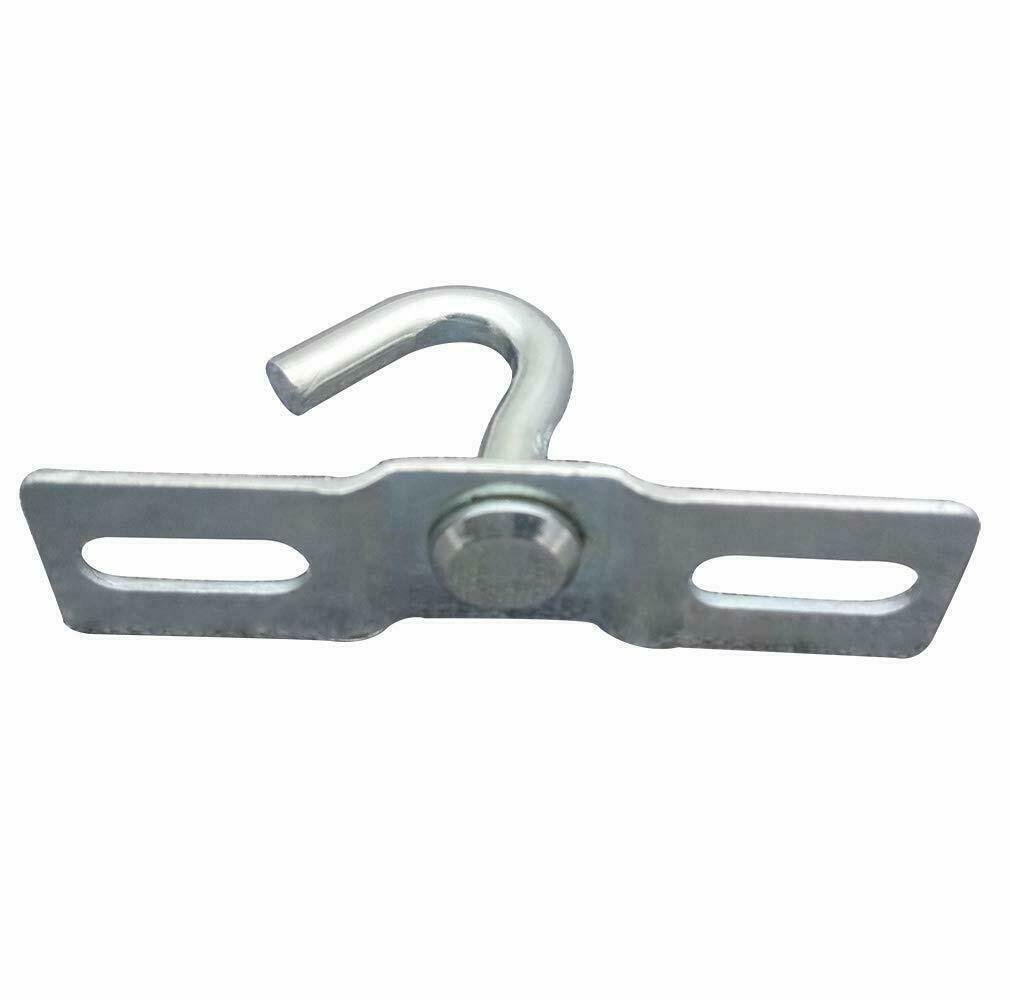 5 x Placa de gancho de acero de techo Lámpara de luz industrial pesada Soporte de trabajo - Imagen 5 de 13
