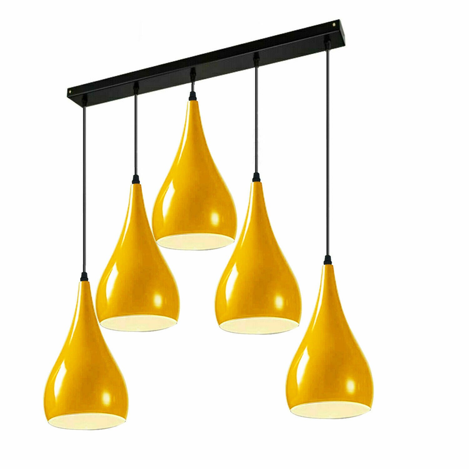 5 Köpfe Moderne Pendelleuchte Deckenlampe Hängekronleuchter Loft Café Leuchte - Bild 5 von 21