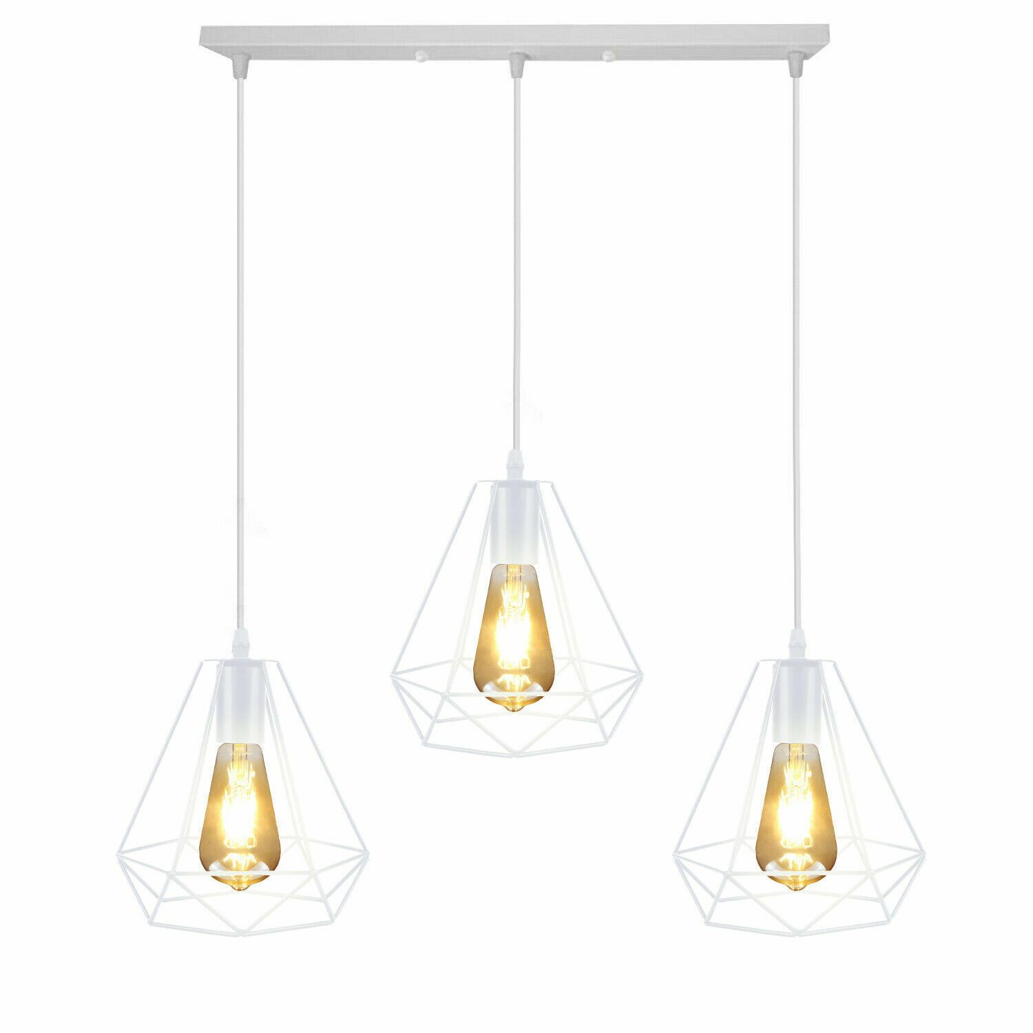 Lámpara colgante vintage de metal con pantalla industrial retro luces de techo suspendidas - Imagen 46 de 48