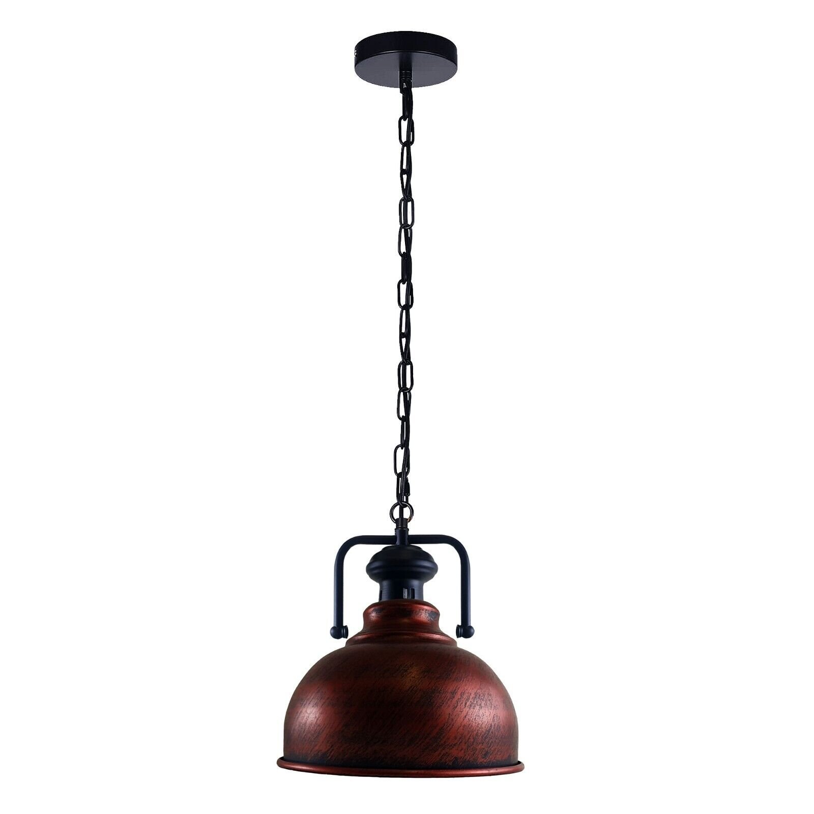 Vintage Industrial Retro Lamp Rustic Shade Indoor Ceiling Hanging Pendant Lights - Picture 15 of 15