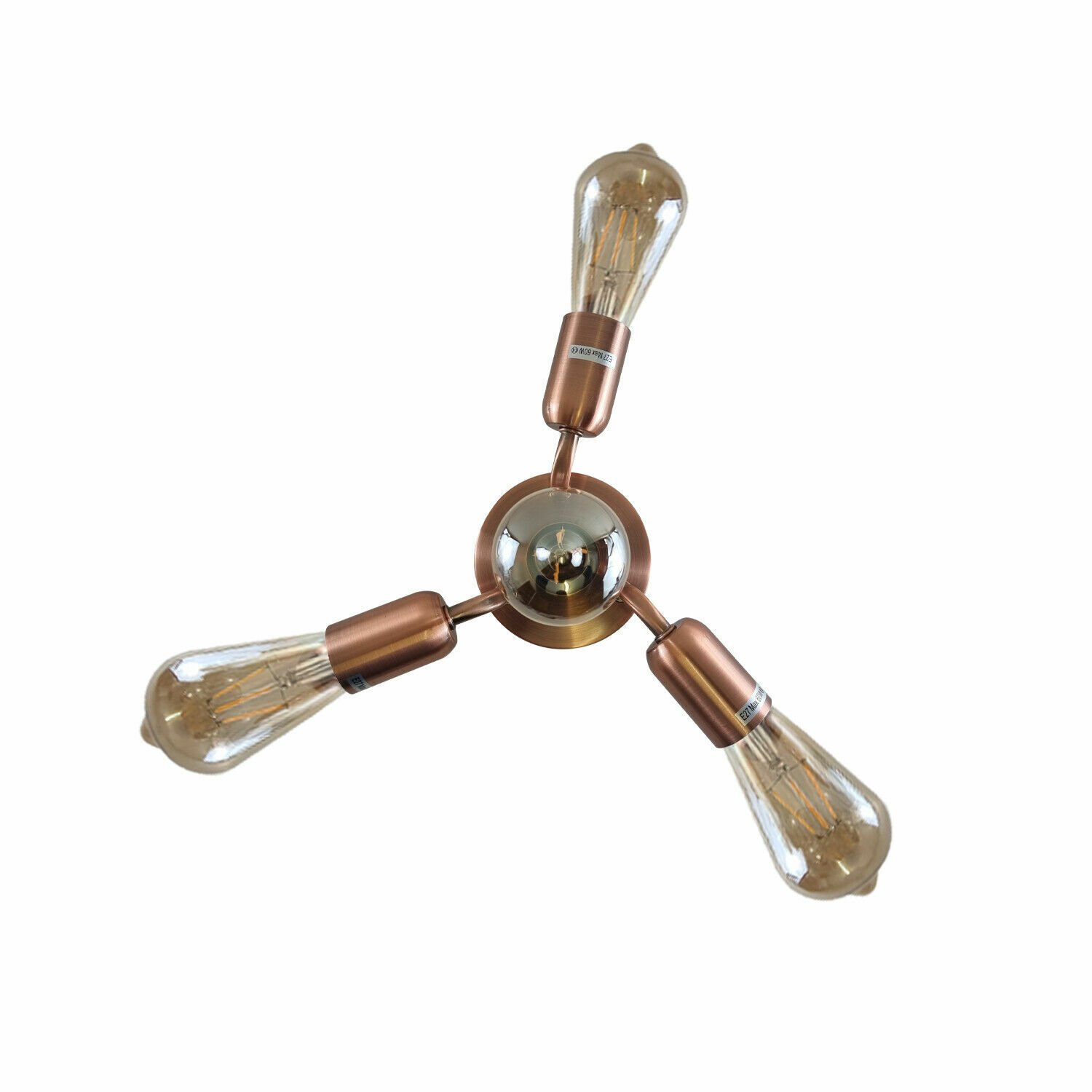 Lámpara de araña industrial con pantalla de techo colgante vintage/retro lámpara moderna Reino Unido - Imagen 14 de 24