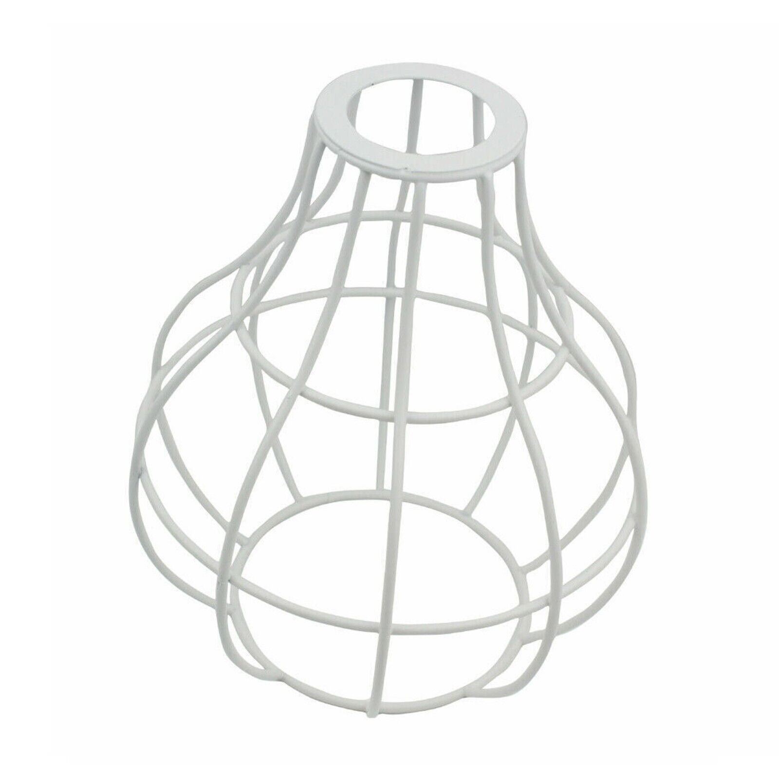 Lámpara colgante de metal techo industrial geométrico alambre jaula pantalla decoración - Imagen 18 de 24