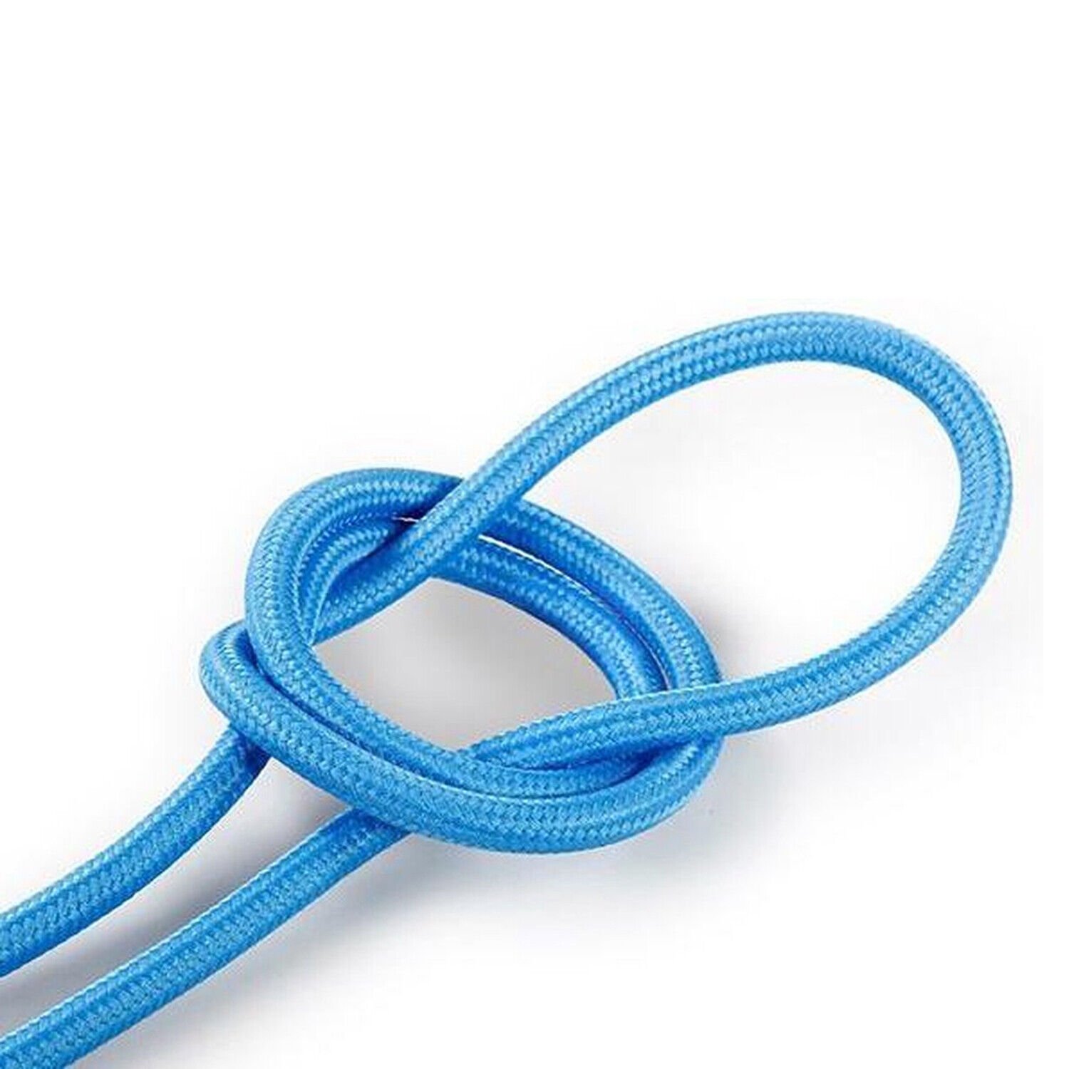 Runde 3 Kerne 3 AMP geflochtenes Stoffkabel Beleuchtungslampe Flex Vintage Stoffkabel - Bild 9 von 32