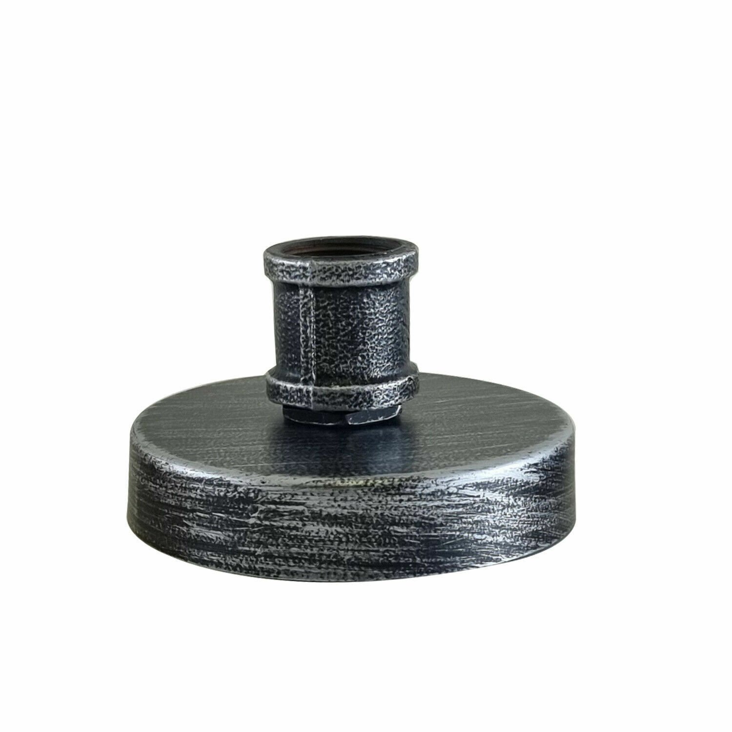 Lámpara de techo rosa salida de una sola gota de metal para cable flexible de tela - Imagen 12 de 12