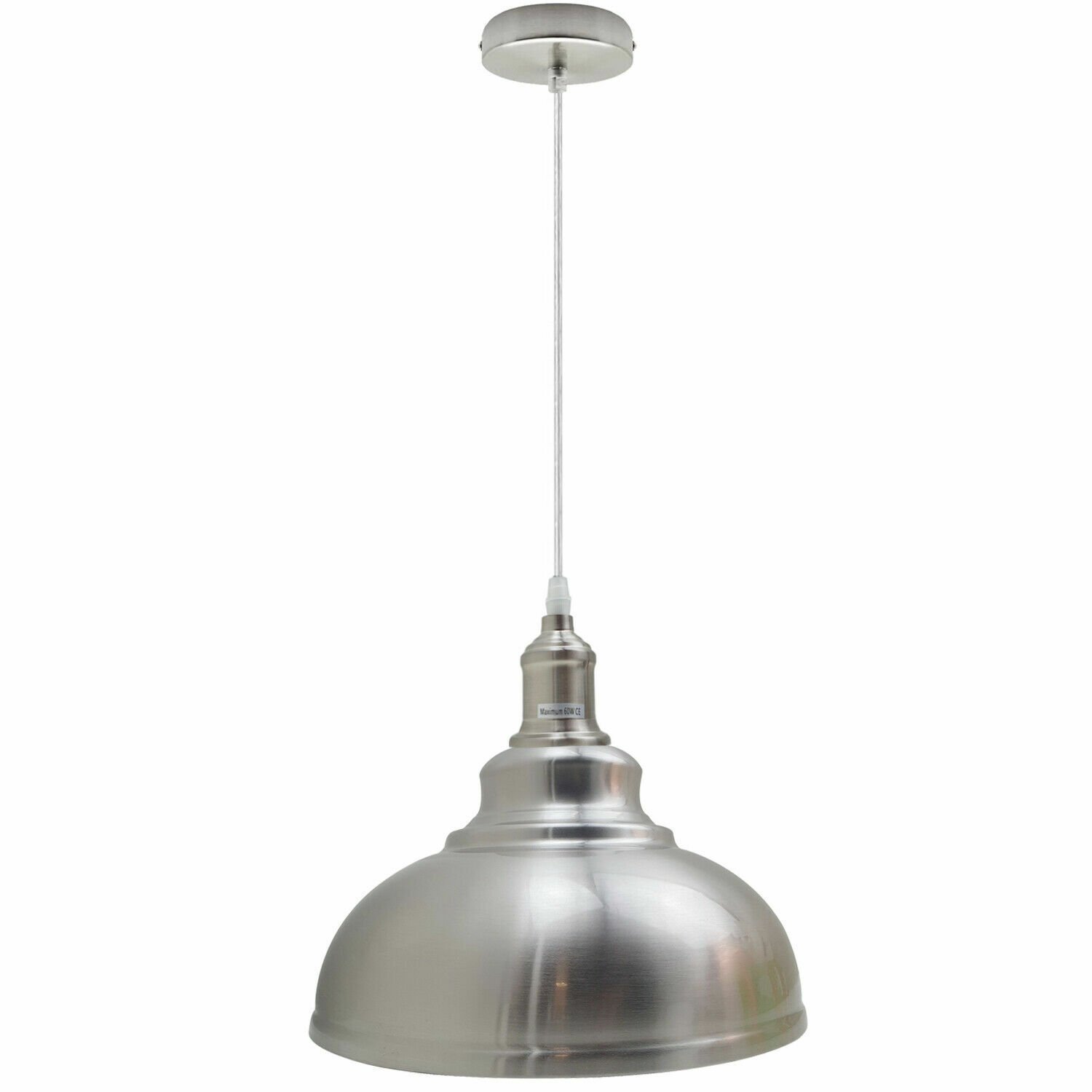 Lámpara Lámpara Metal Moderno Colgante Vintage Cúpula Tonos Techo Varios Colores - Imagen 21 de 25