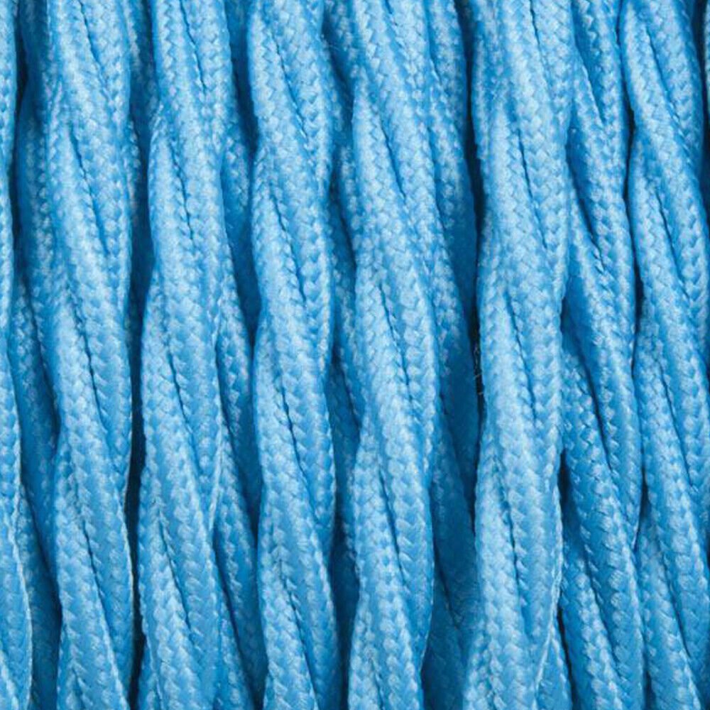 Vintage Color Fabric Cable Wire 2 Core Twisted Electric Light Lamp 5 Pack Cable - Picture 64 of 107