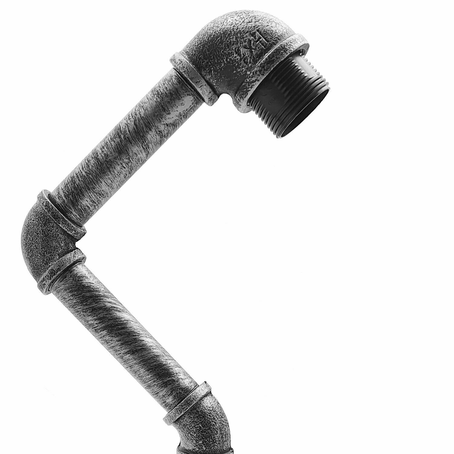 Industrial Robot Table Desk Lamp Pipe Steampunk Vintage Office Bedroom Light - Picture 19 of 30