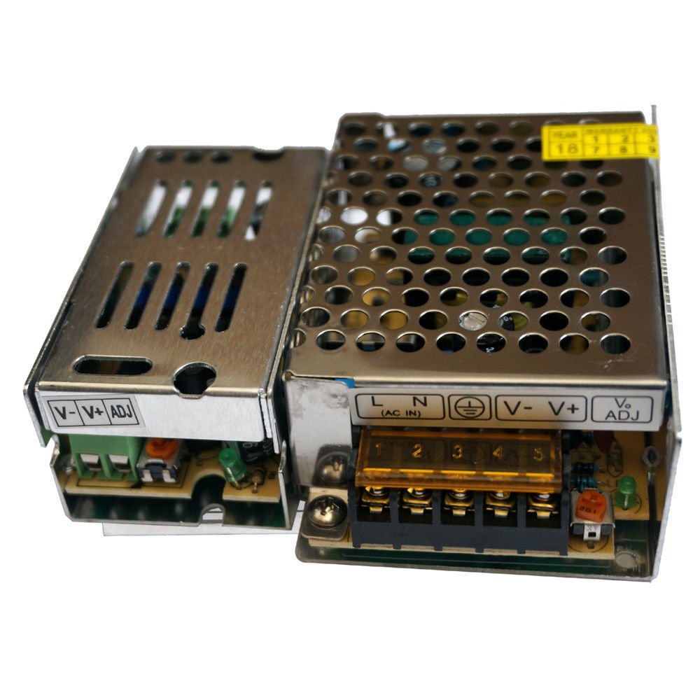 2 x DC 5V Driver AC 230V Fuente de alimentación 10W/20W Transformador para tira de luz LED Reino Unido - Imagen 5 de 6
