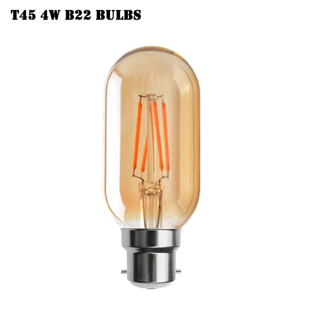 Bombilla LED 4W T45/T185 Industrial Vintage Blanco Cálido Edison Bombilla E27/B22 - Imagen 14 de 21