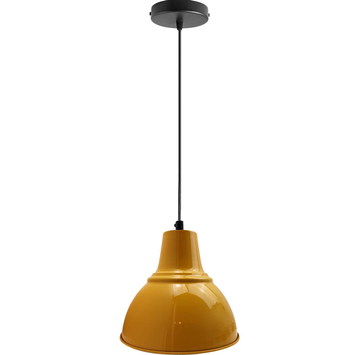 Vintage Industrial Ceiling Pendant Light Metal Lampshade LED Hanging Retro Lamp - Picture 10 of 17