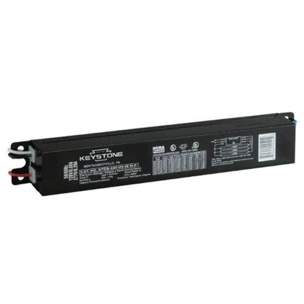 Keystone KTEB-332-UV-IS-N-P Instant Start 3-Lamp T8 Fluorescent Ballast - Picture 1 of 2