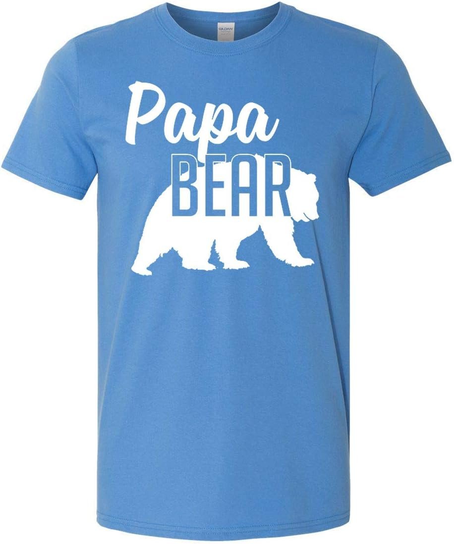 Papa Bear T-Shirt Mens Tee Gift for Dad and Fathers Day