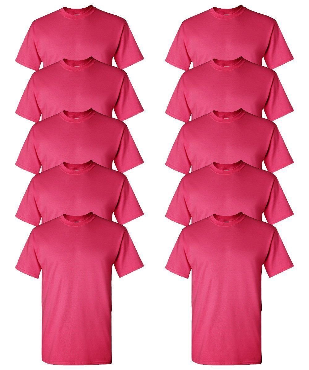 Gildan Erwachsene T-Shirts 10er-Pack DryBlend 50/50 Baumwolle/Polyester S-3XL G800 - Bild 10 von 18