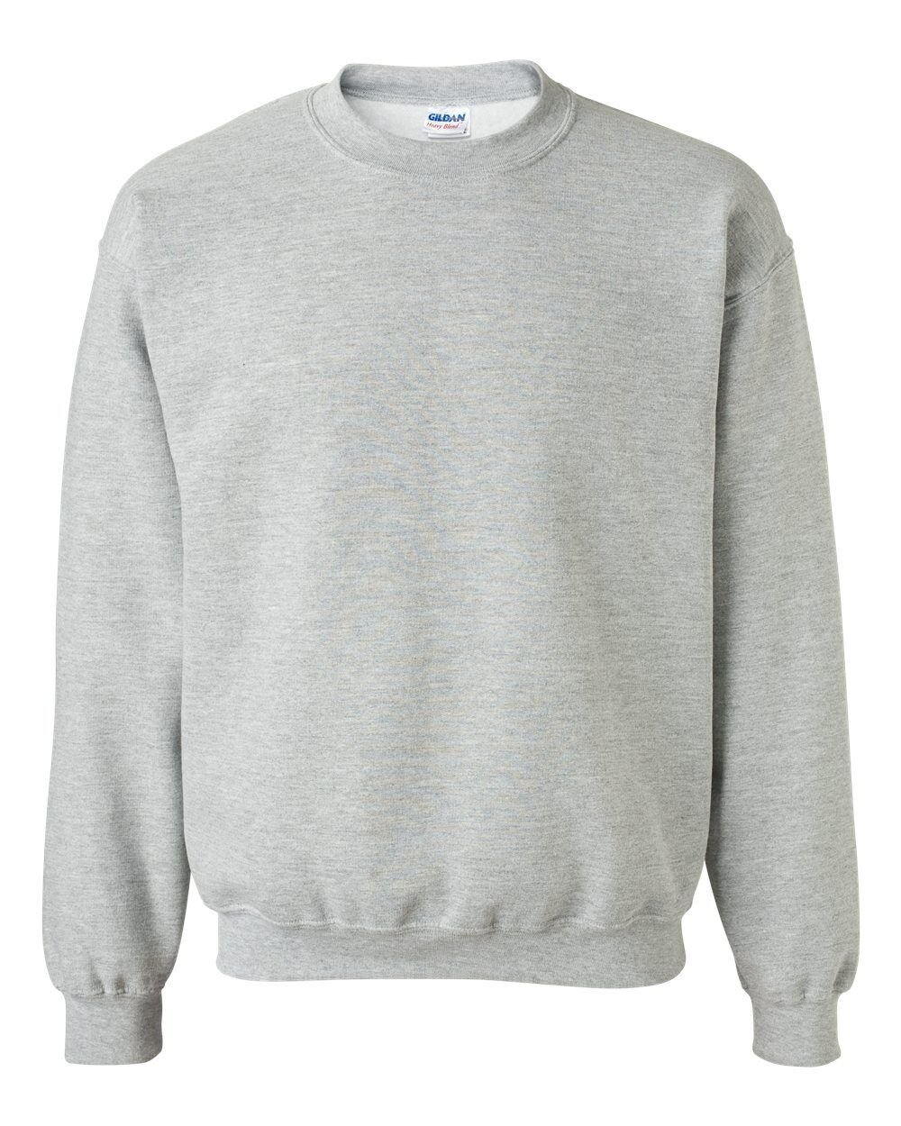 Gildan Mens Plain Solid Heavy Blend Cotton Crewneck Sweatshirt S-5XL G180 - Picture 15 of 15