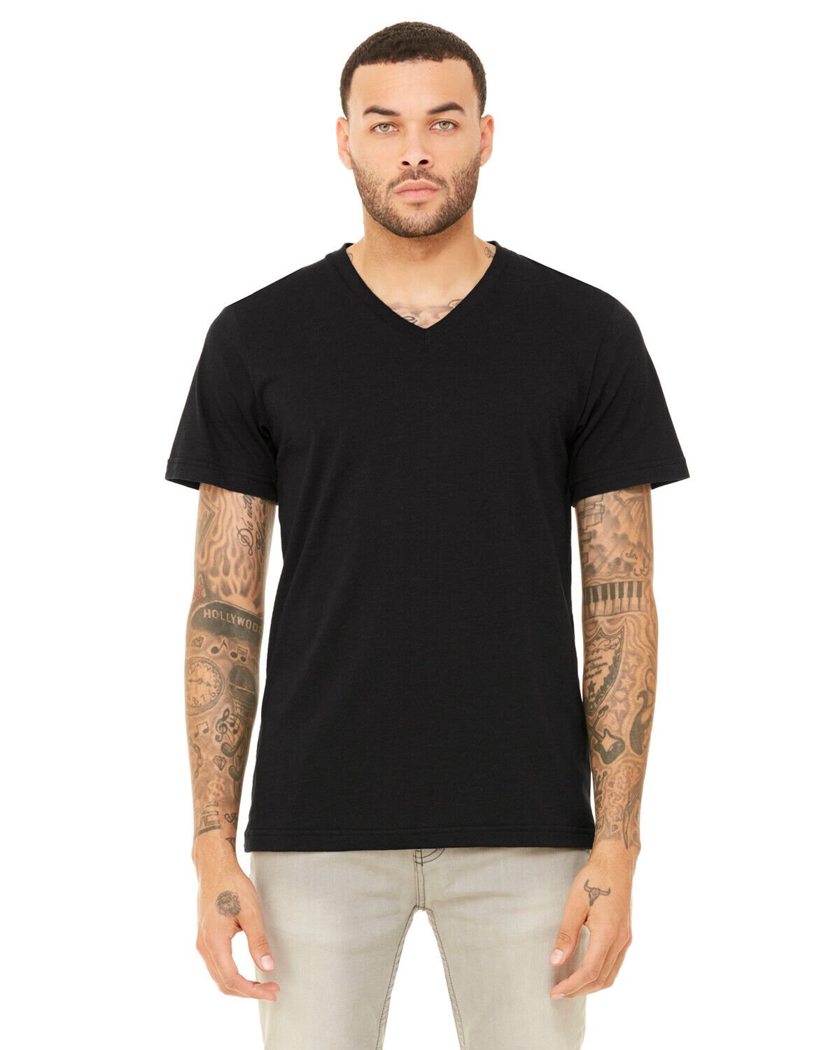 Bella + Canvas - Unisex Triblend V-Neck Tee Incredibly Soft T-Shirt - 3415 - Picture 4 of 17