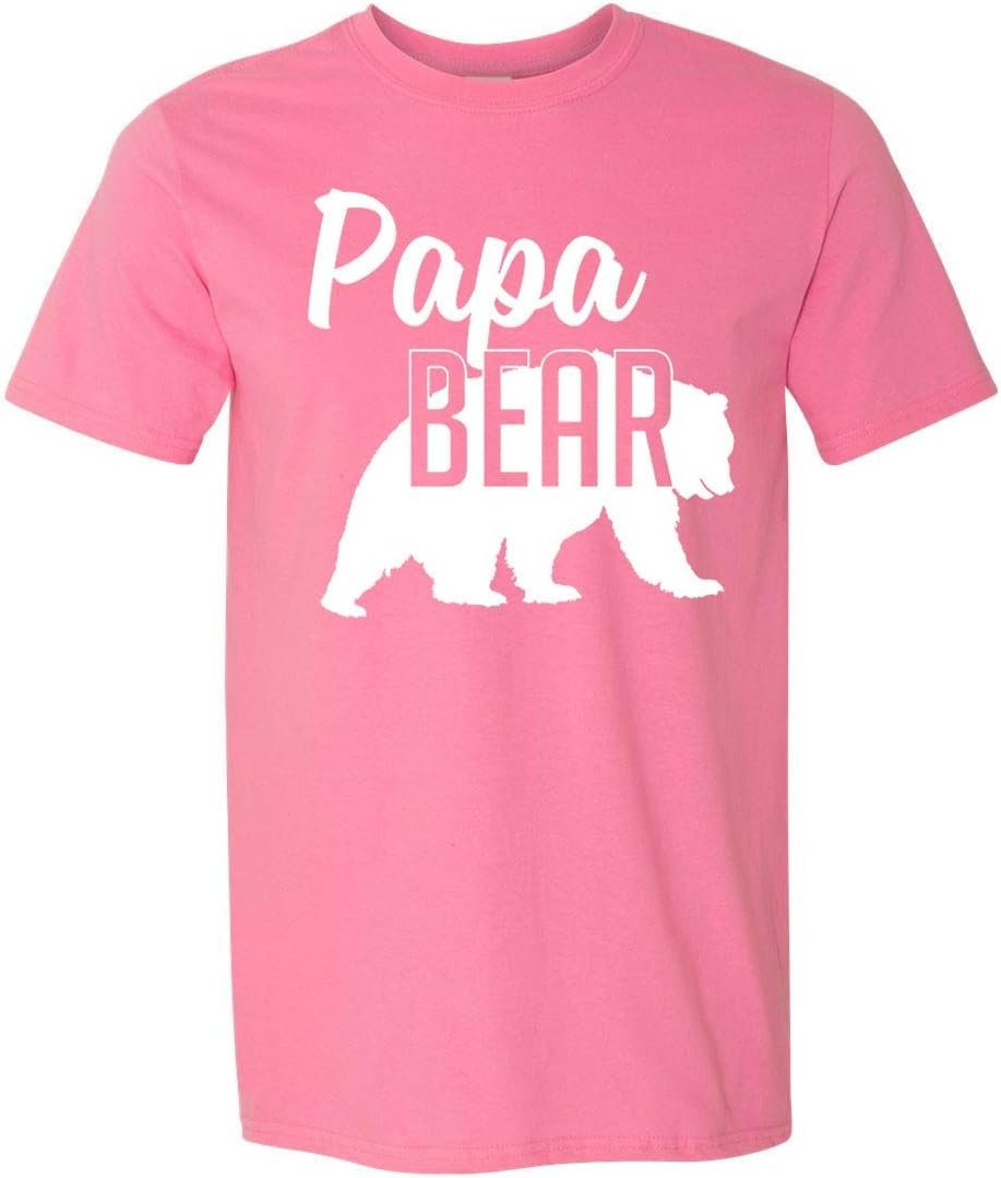 Papa Bear T-Shirt Mens Tee Gift for Dad and Fathers Day