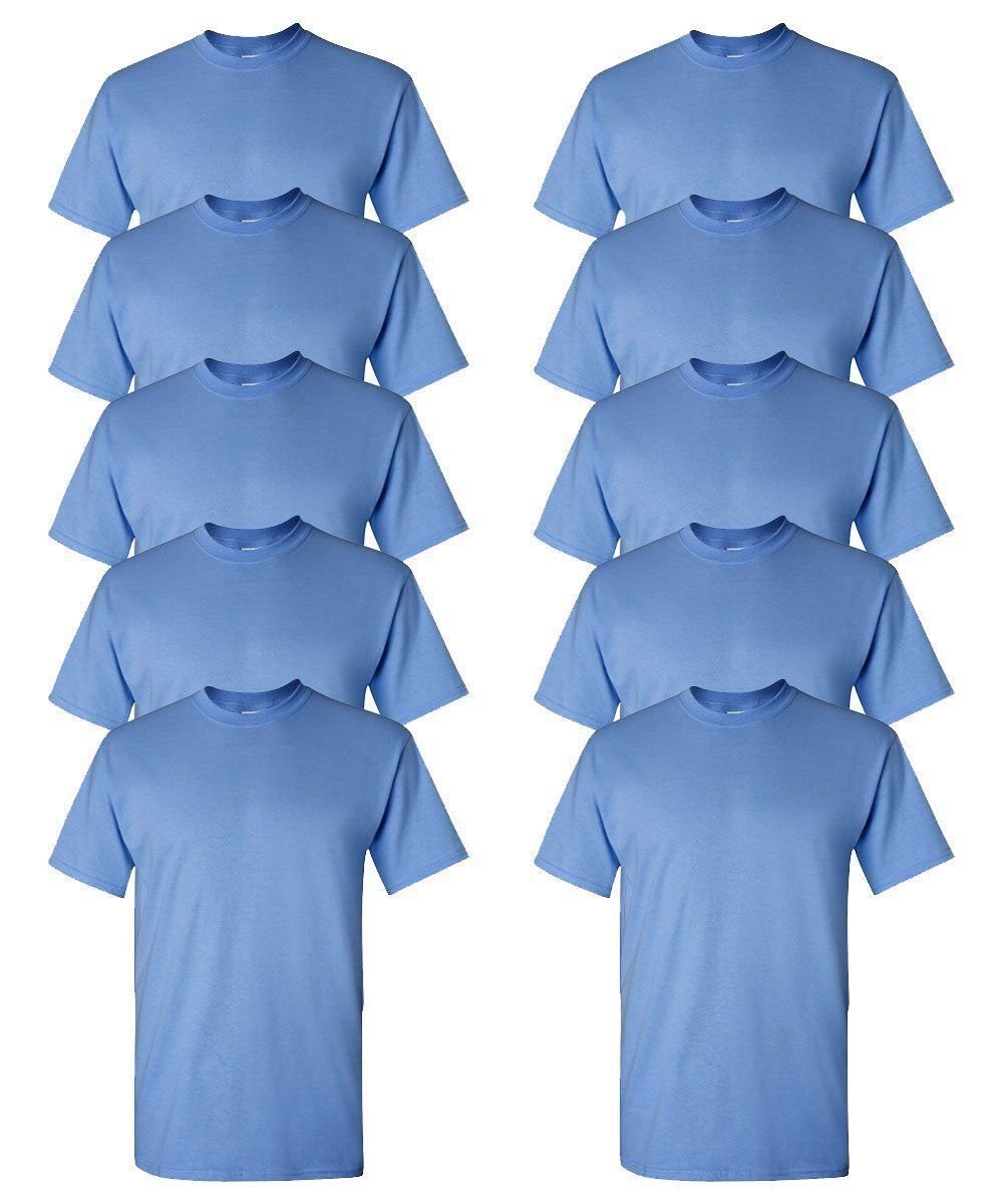 Gildan Youth T-Shirts 10-Pack Crew Heavyweight 5.3oz 100% Preshrunk Cotton G500B - Picture 6 of 30