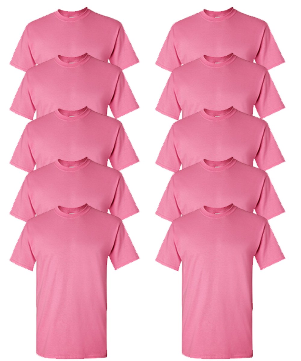 Gildan Youth T-Shirts 10-Pack Crew Heavyweight 5.3oz 100% Preshrunk Cotton G500B - Picture 3 of 30
