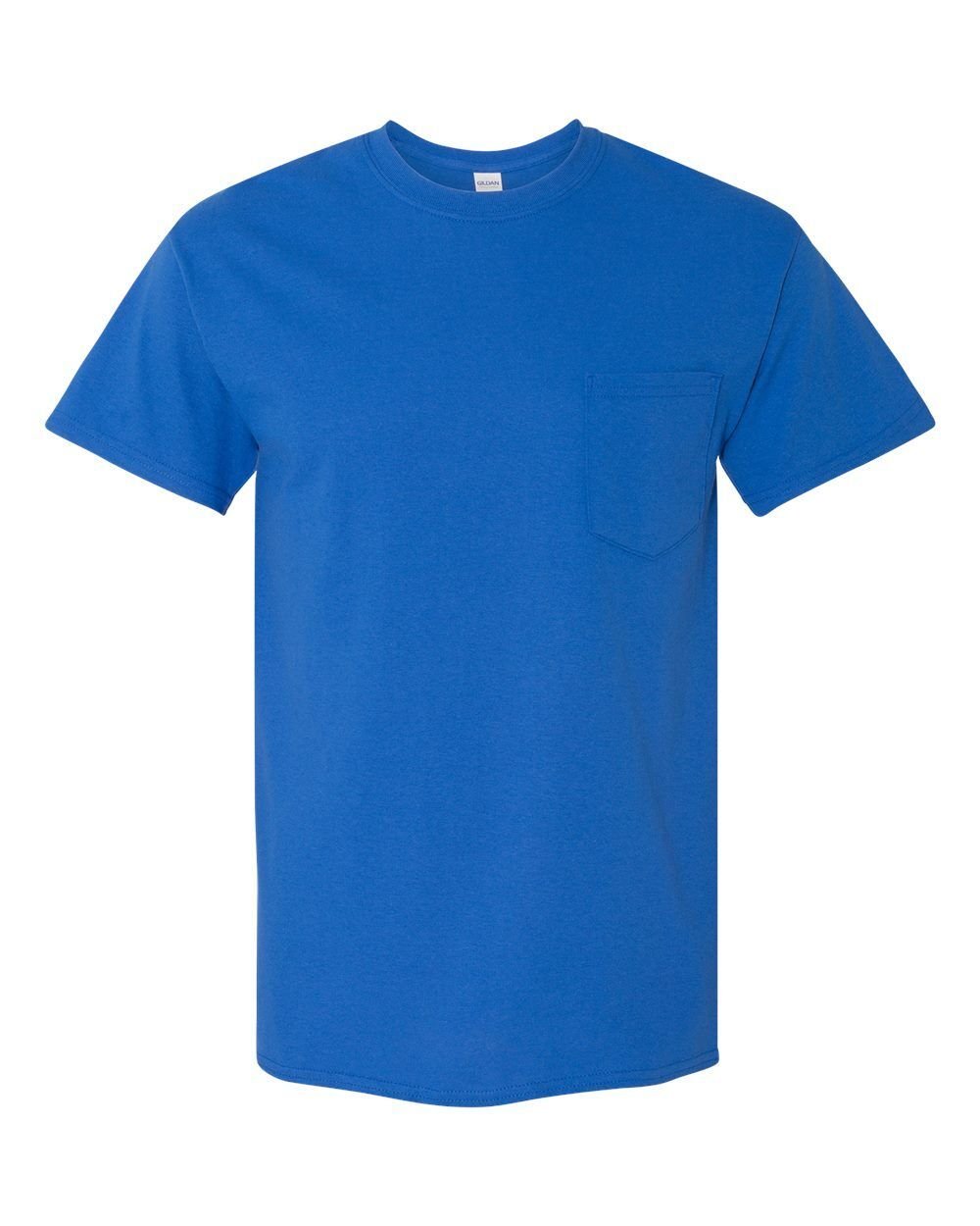 Gildan Mens Pocket T Shirt Heavy Cotton Short Sleeve Blank Tee Top Shirts G530 - Picture 10 of 14
