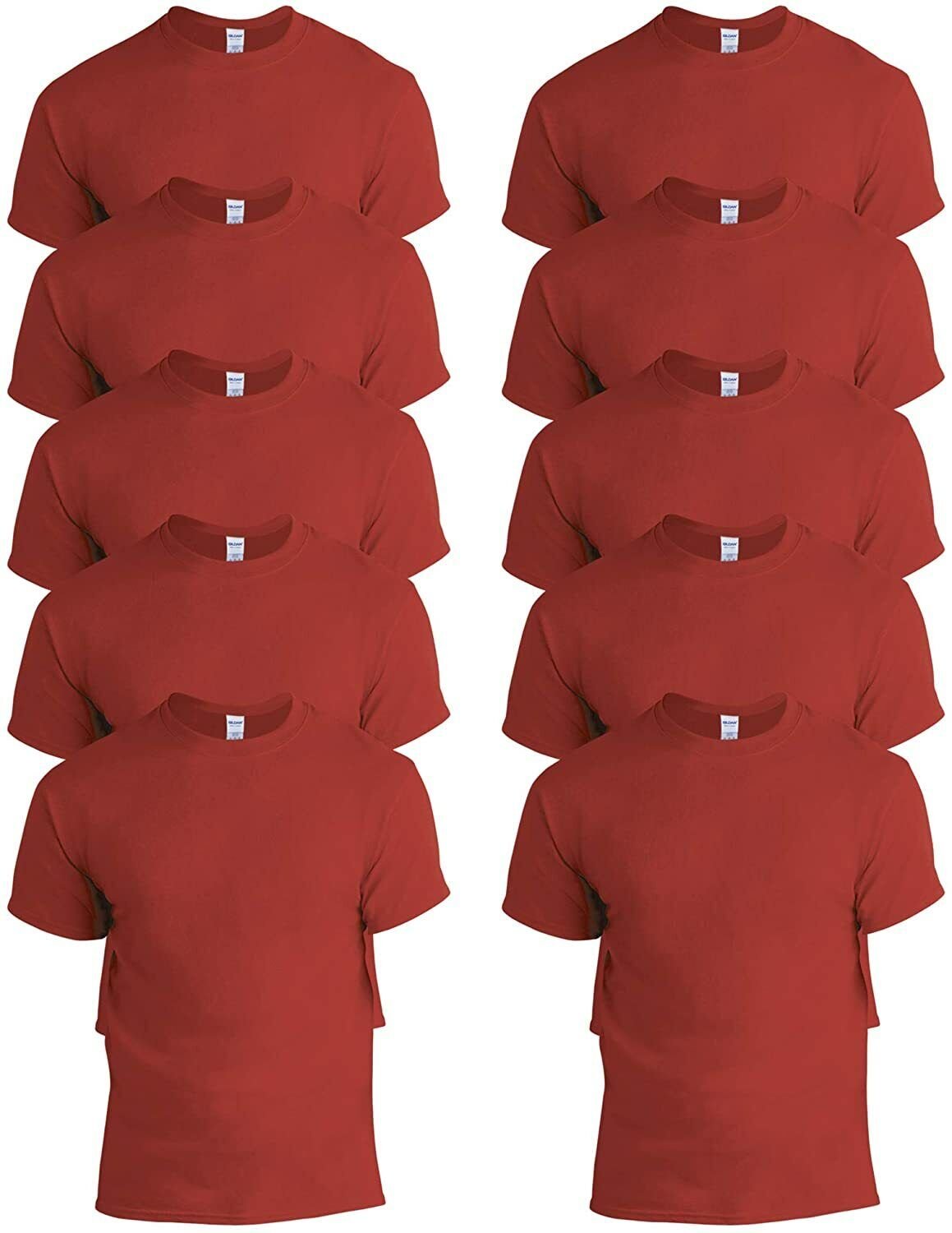 Gildan Erwachsene T-Shirts 10er-Pack DryBlend 50/50 Baumwolle/Polyester S-3XL G800 - Bild 15 von 18