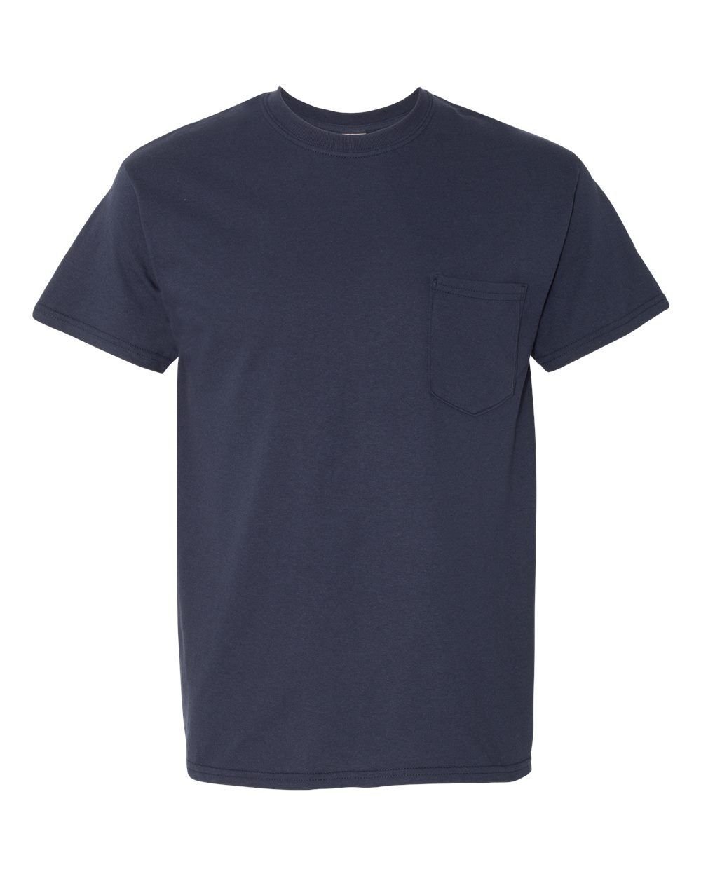 Gildan Mens Pocket T Shirt Heavy Cotton Short Sleeve Blank Tee Top Shirts G530 - Picture 7 of 14