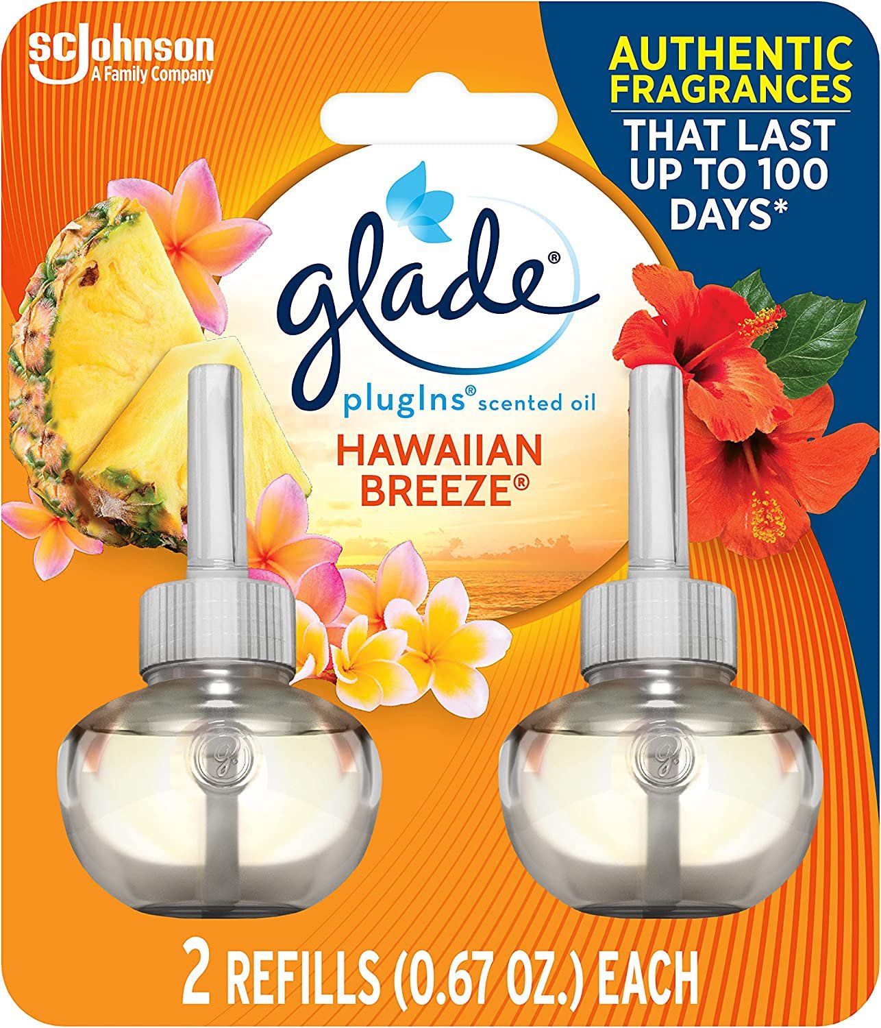 Glade PlugIns Refills Air Freshener, Scented and Essential Oils