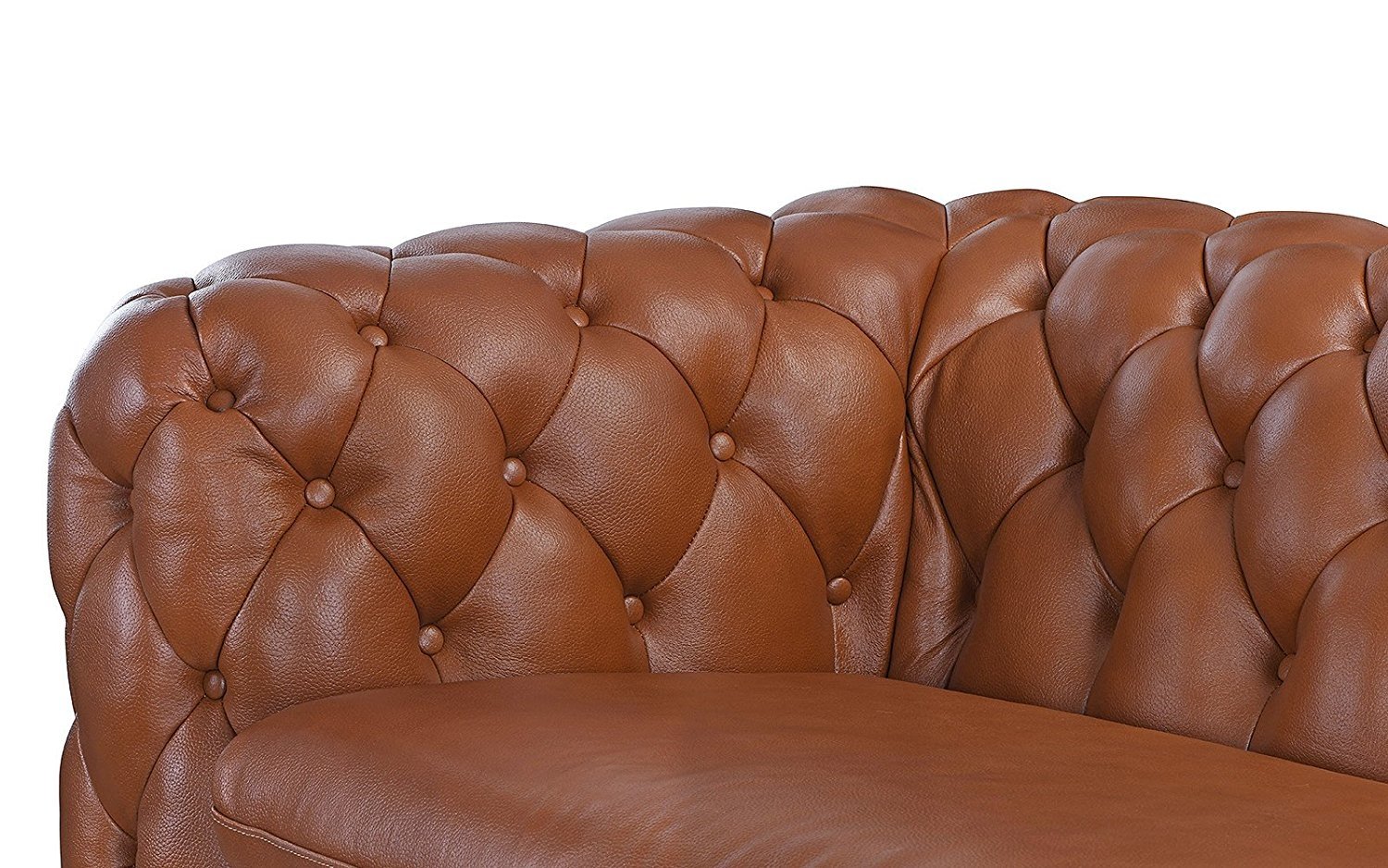 camel leather chesterfield sofa